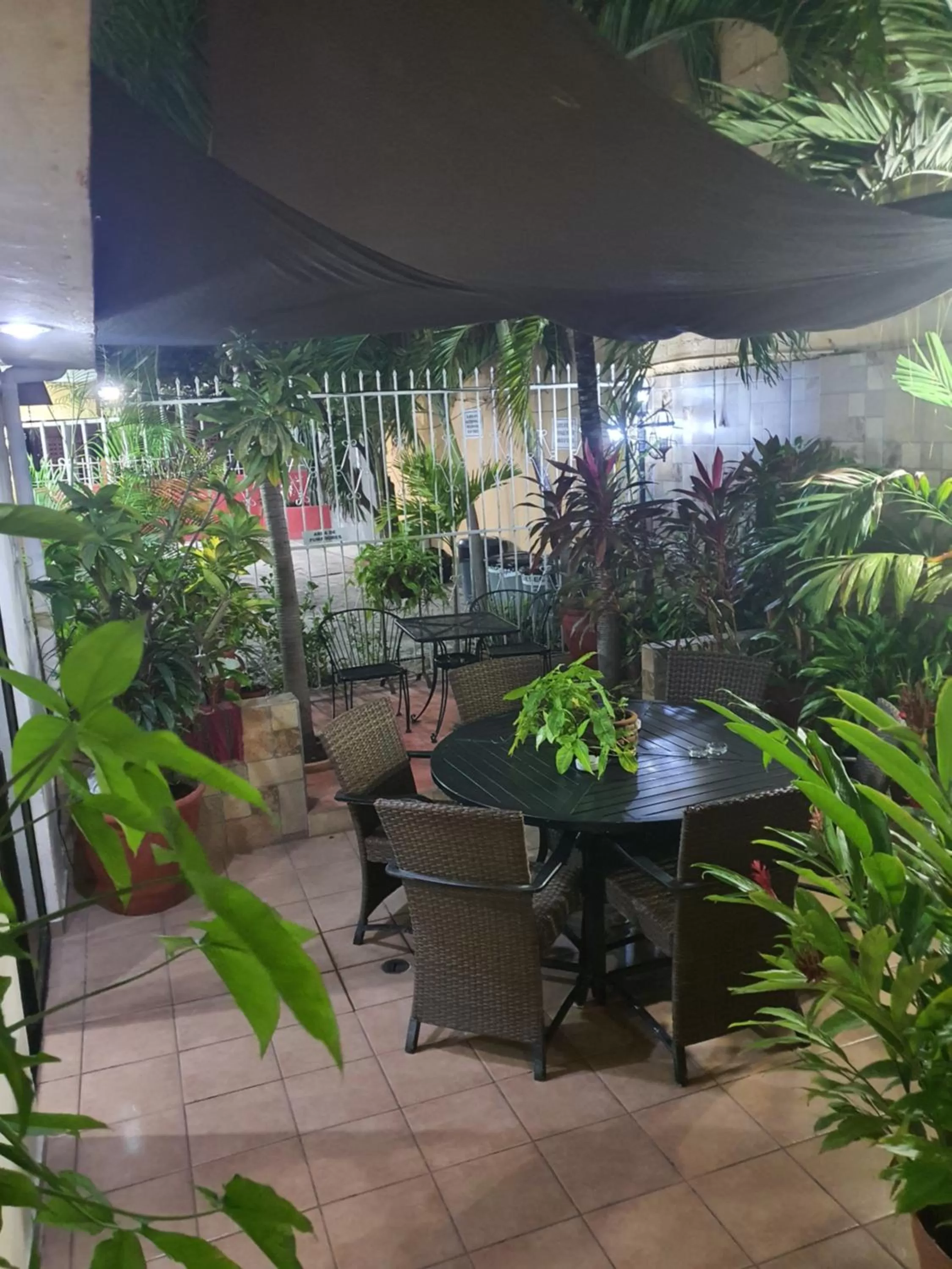 Garden view in Hotel posada MARCAS