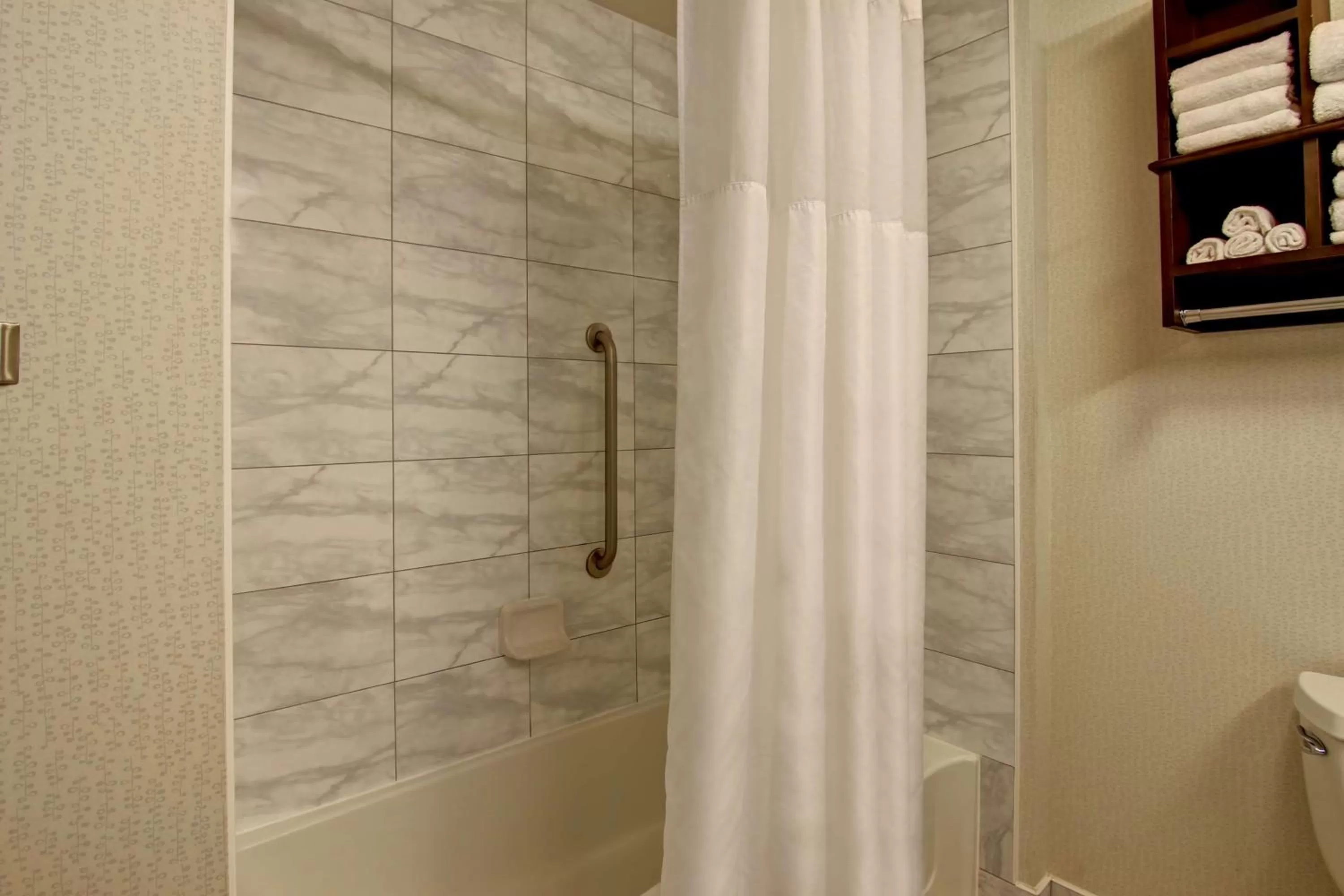 Bathroom in Hampton Inn by Hilton Toronto Airport Corporate Centre