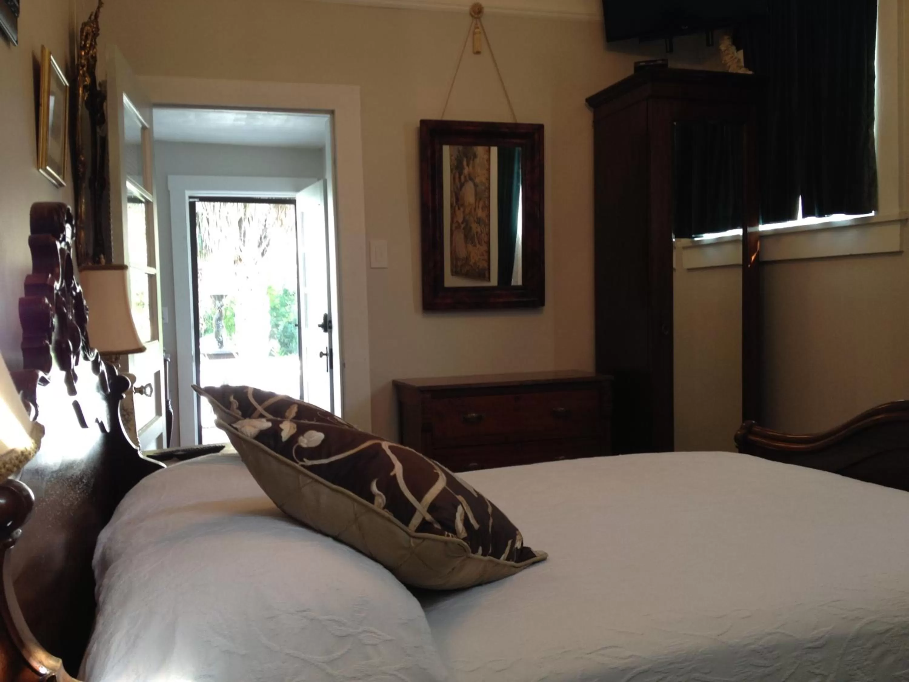 Bed in Stone House Musical B&B