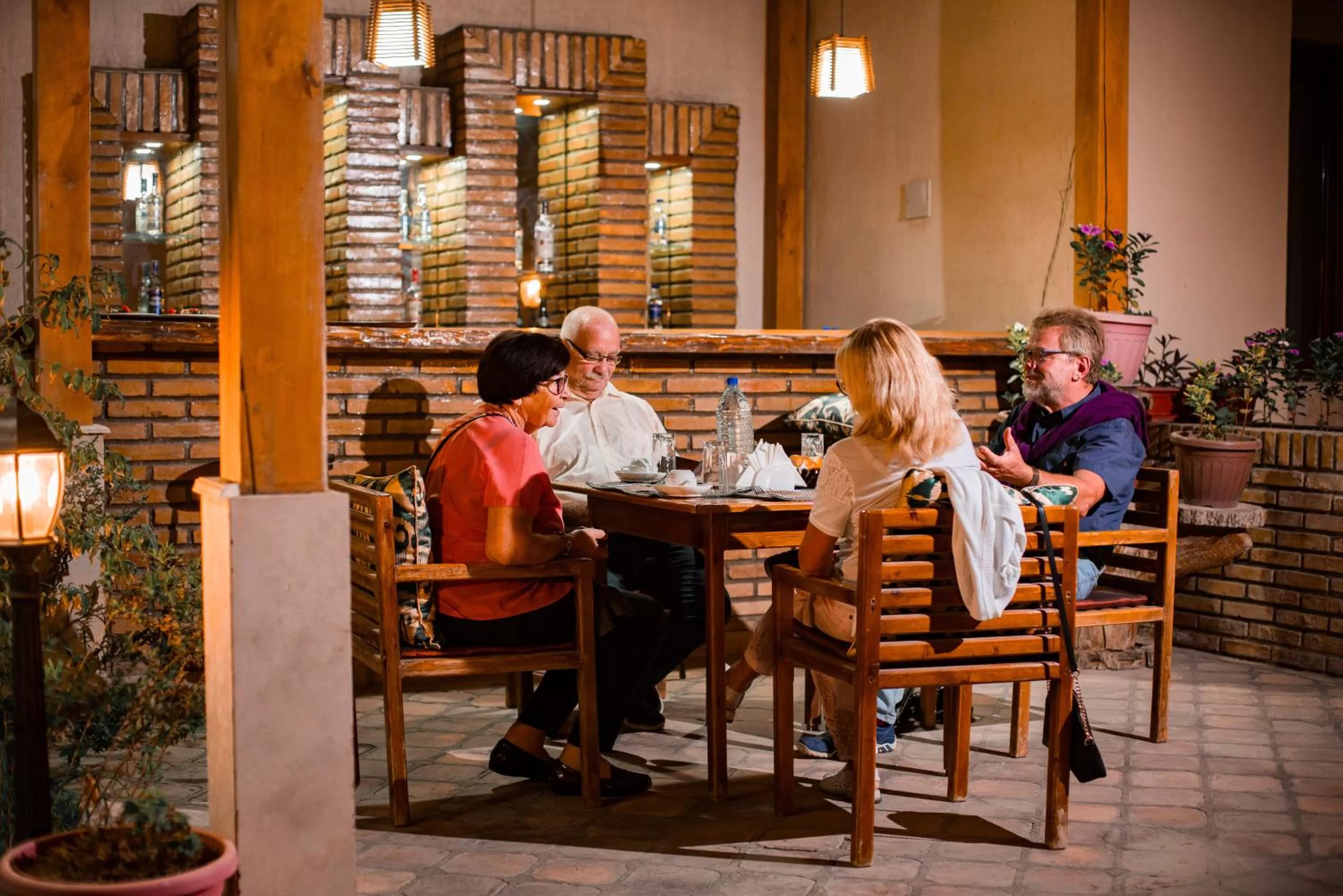 Lounge or bar in Hotel Malika Bukhara