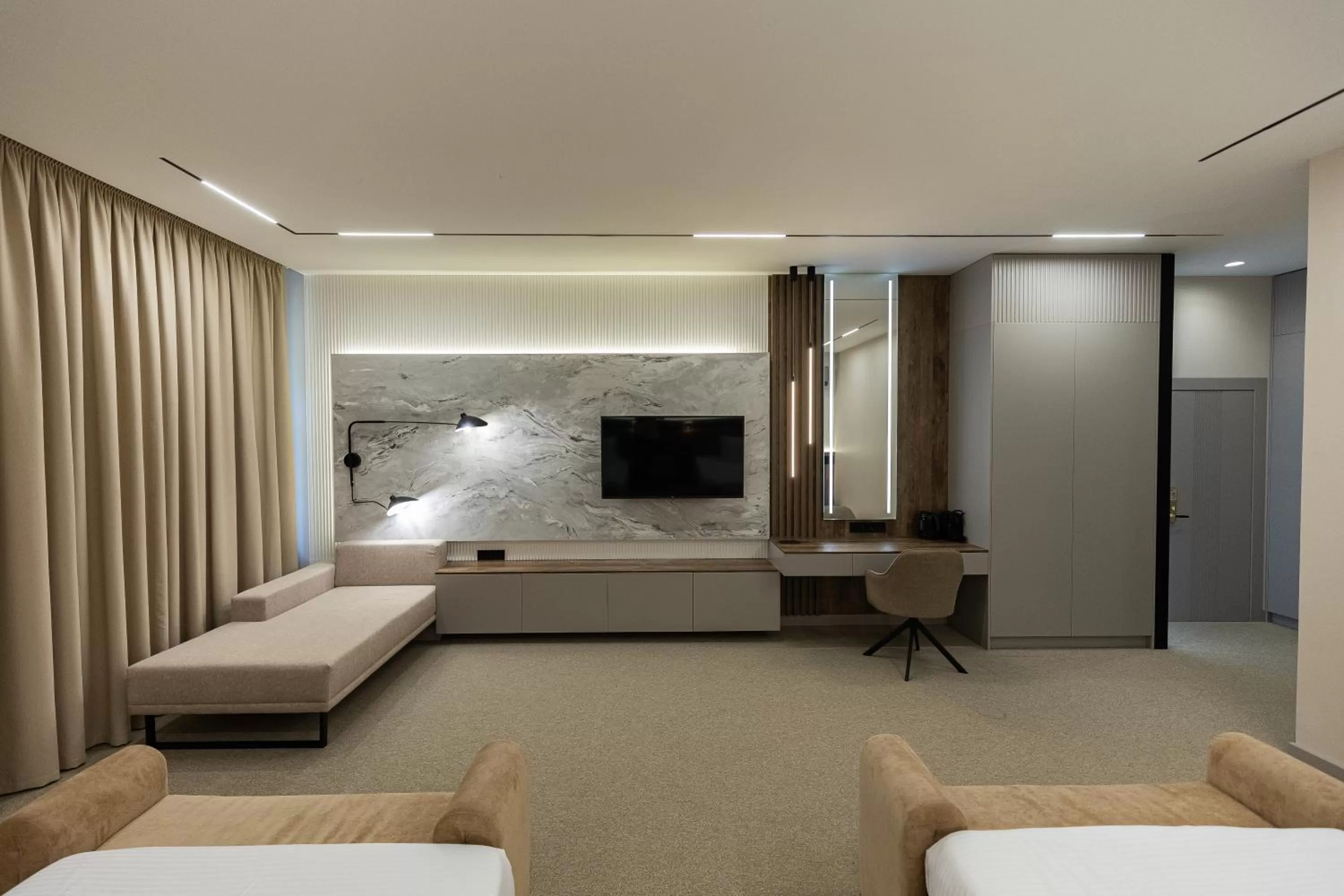 Bed in Amsterdam Hotel Aktobe