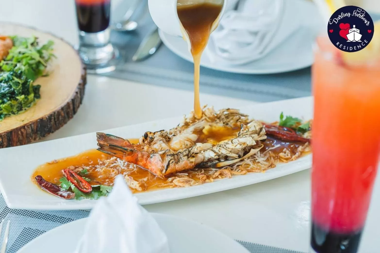 Lunch and Dinner in Darling Harbour Residence - South Pattaya