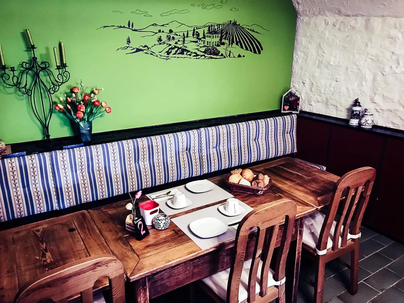 Dining area in Brunnenhof Randersacker - das kleine Hotel