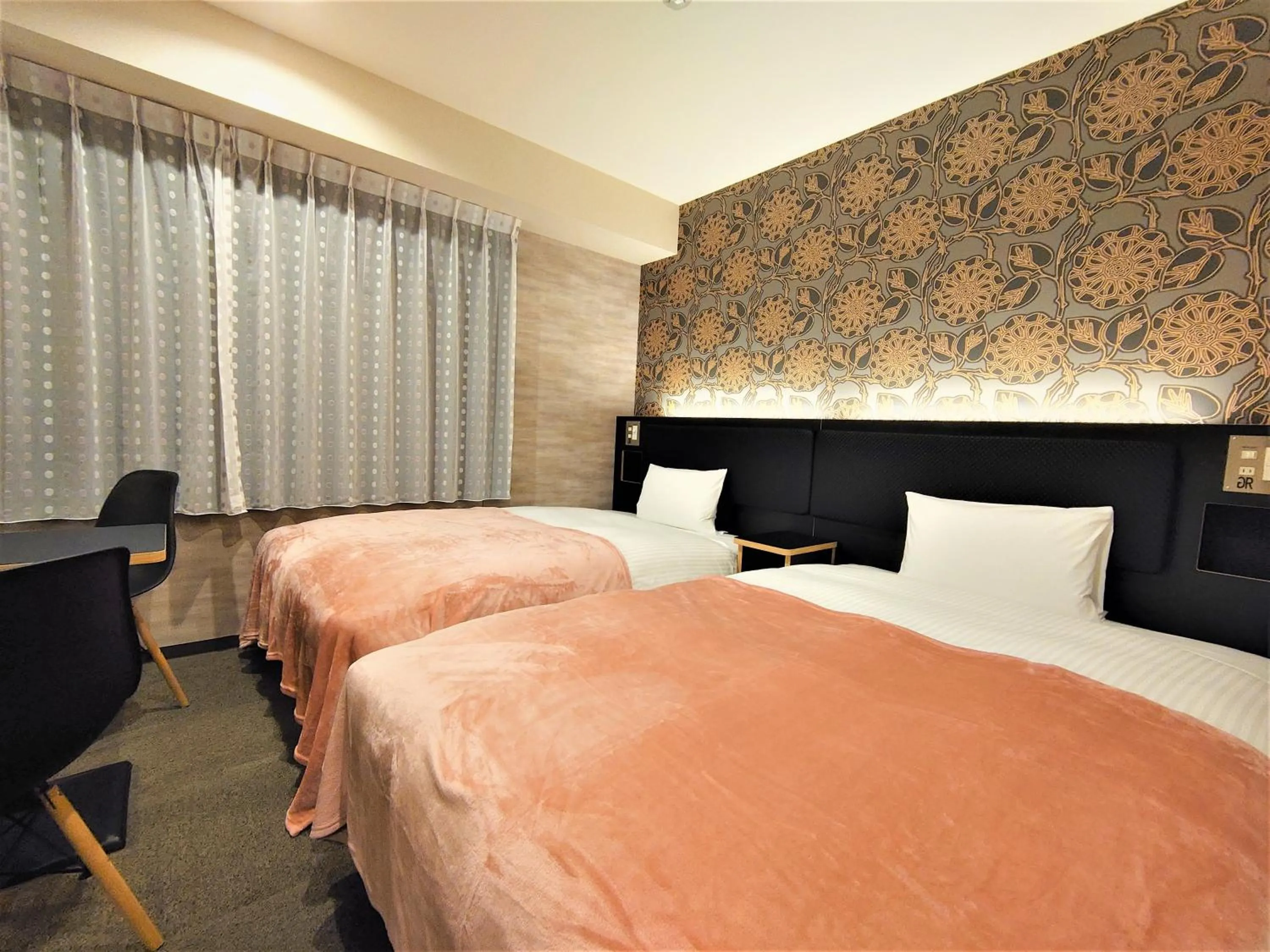 Bed in Green Rich Hotel Kyoto Station South (Artificial hot spring Futamata Yunohana)