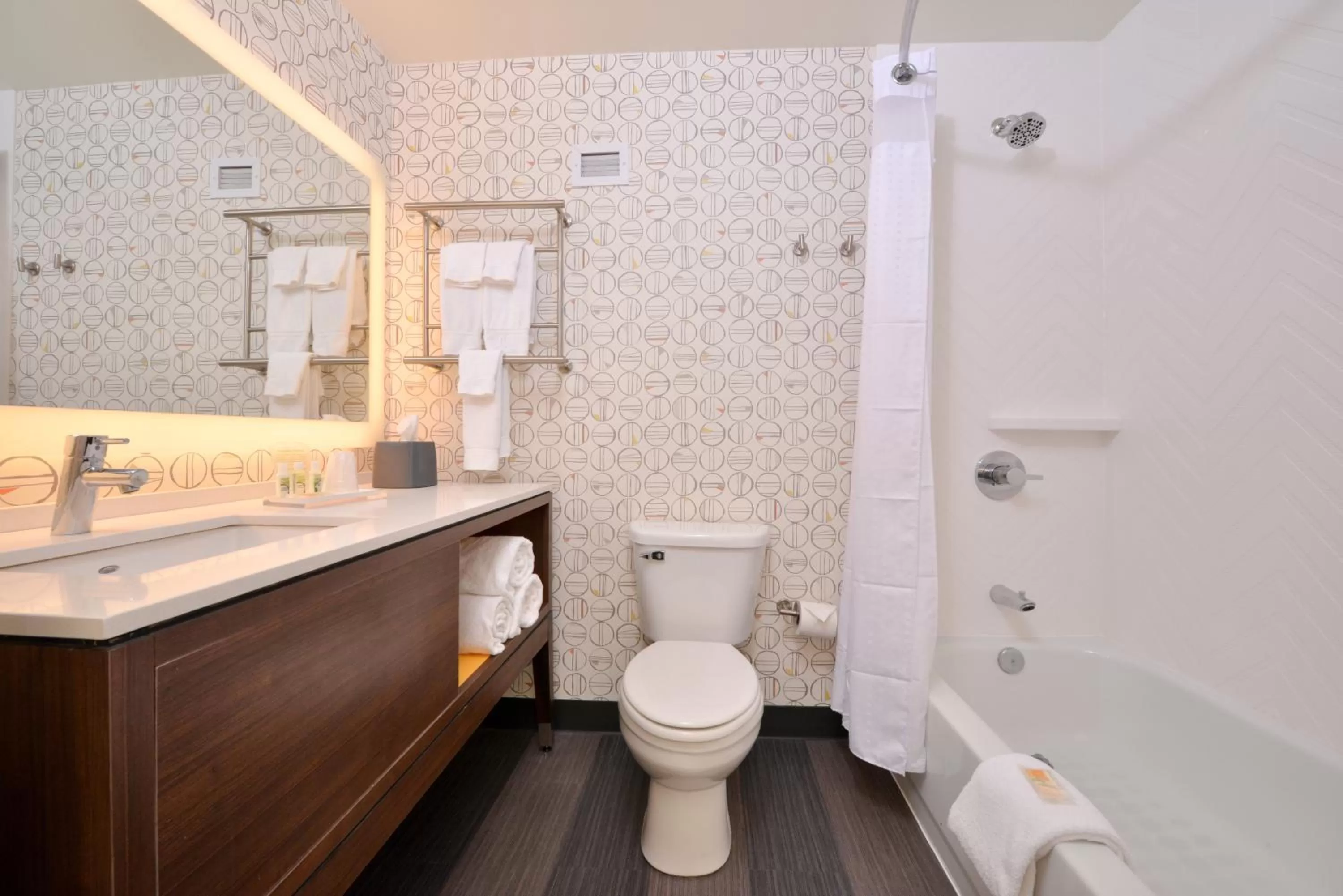 Bathroom in Holiday Inn Kansas City Airport by IHG