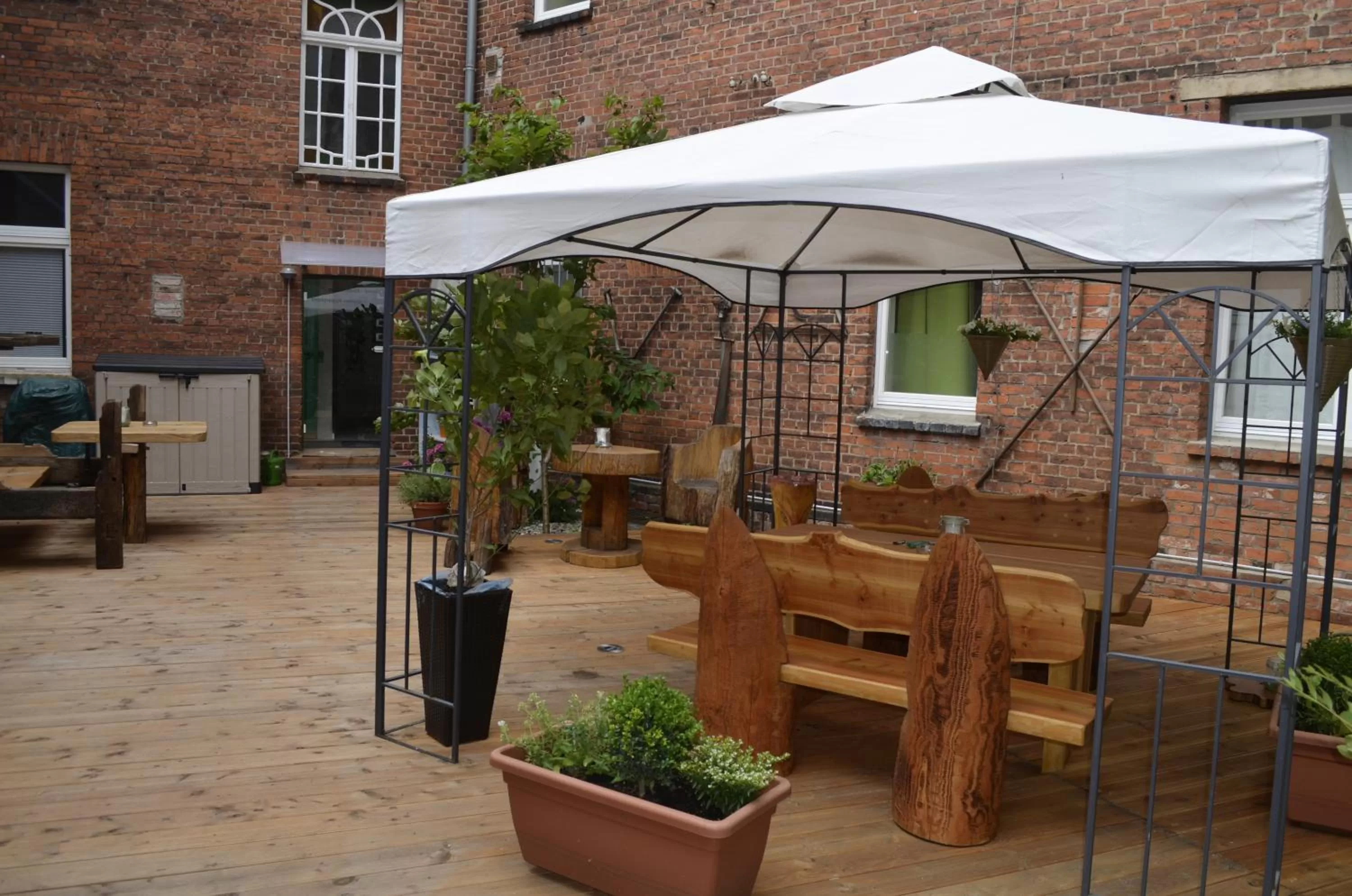 Balcony/Terrace in Apartment-Hotel Schillerplatz