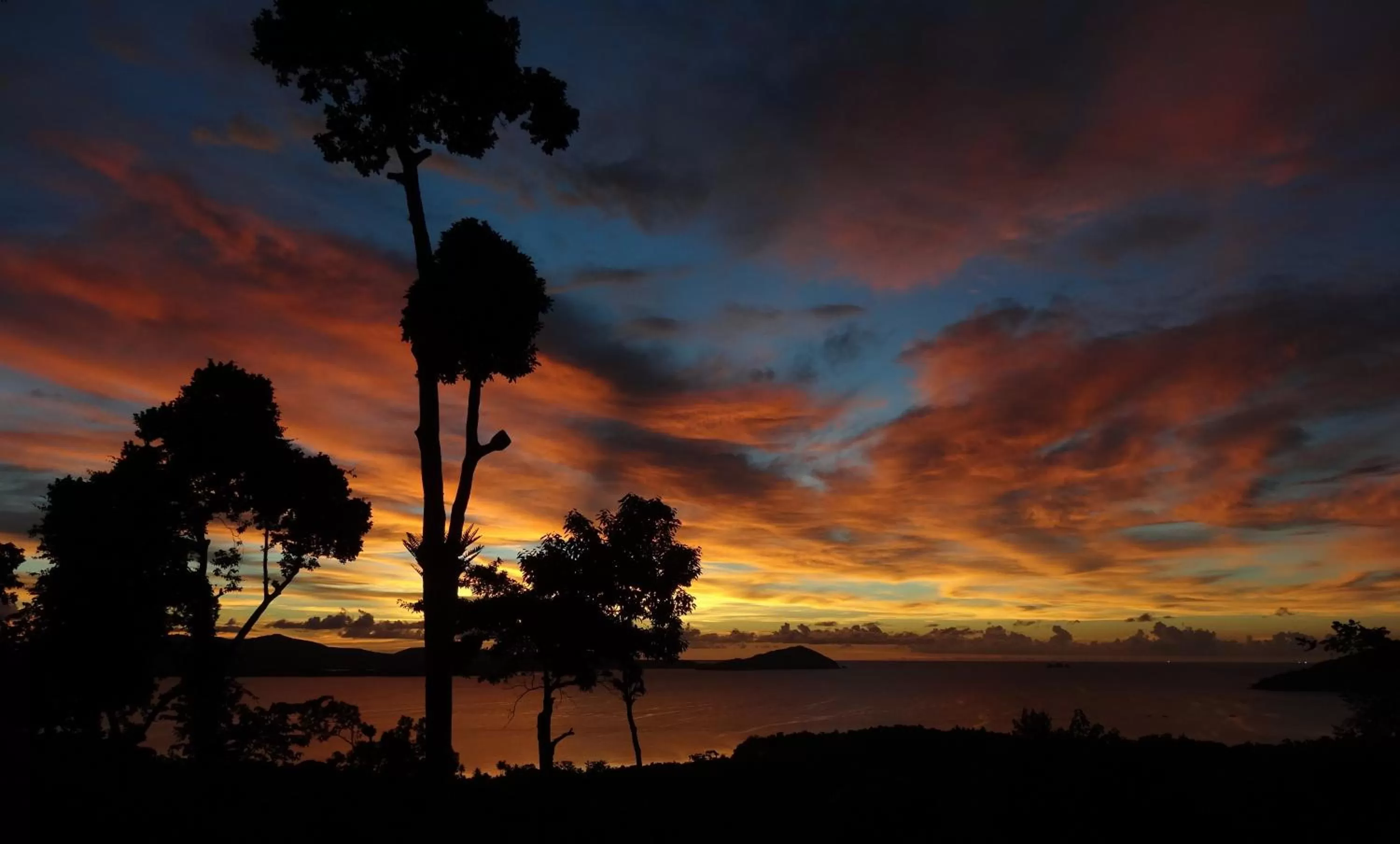 Sunset in Atremaru Jungle Retreat