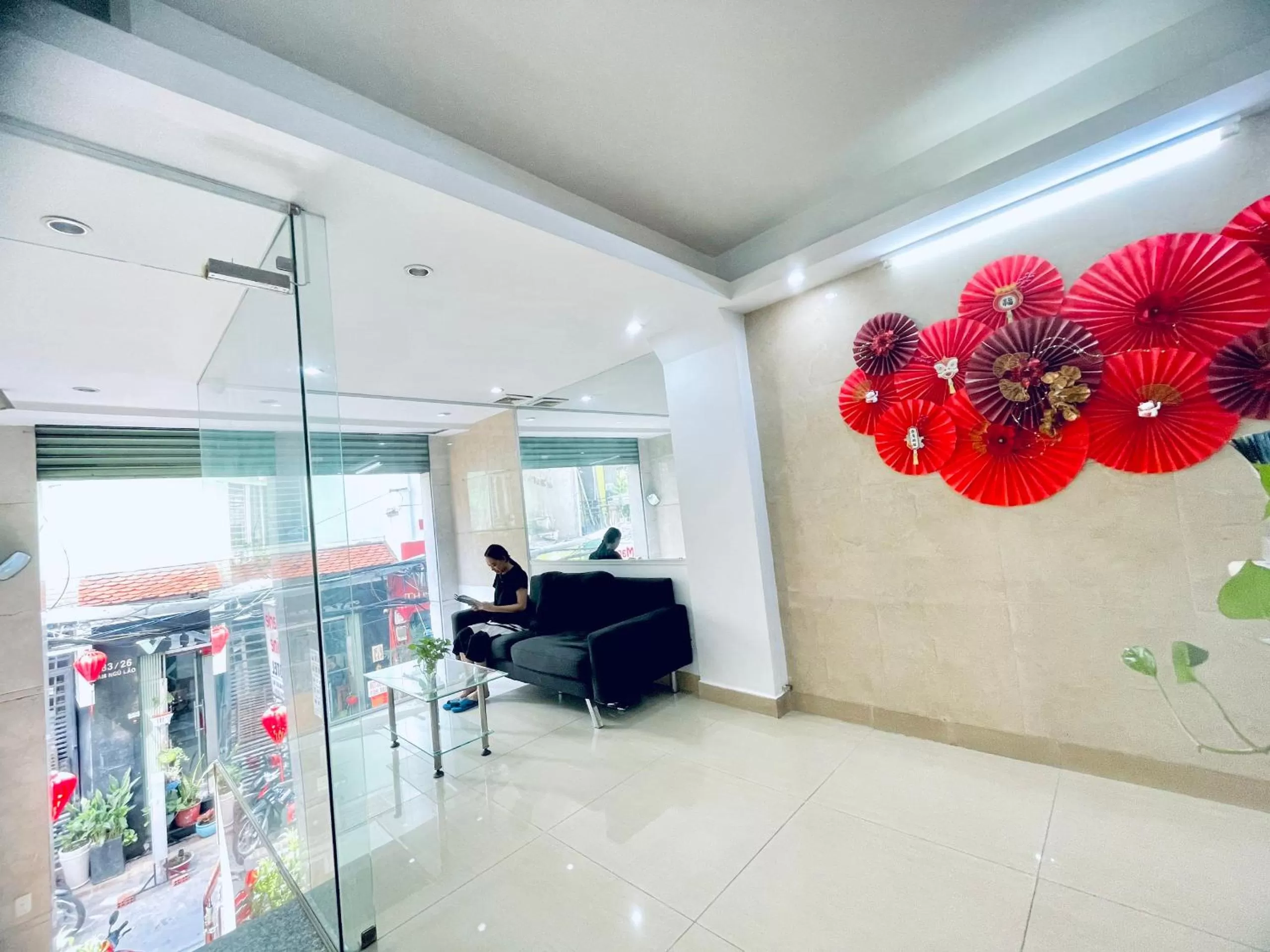 Living room in Marieline Hotel Pham Ngu Lao