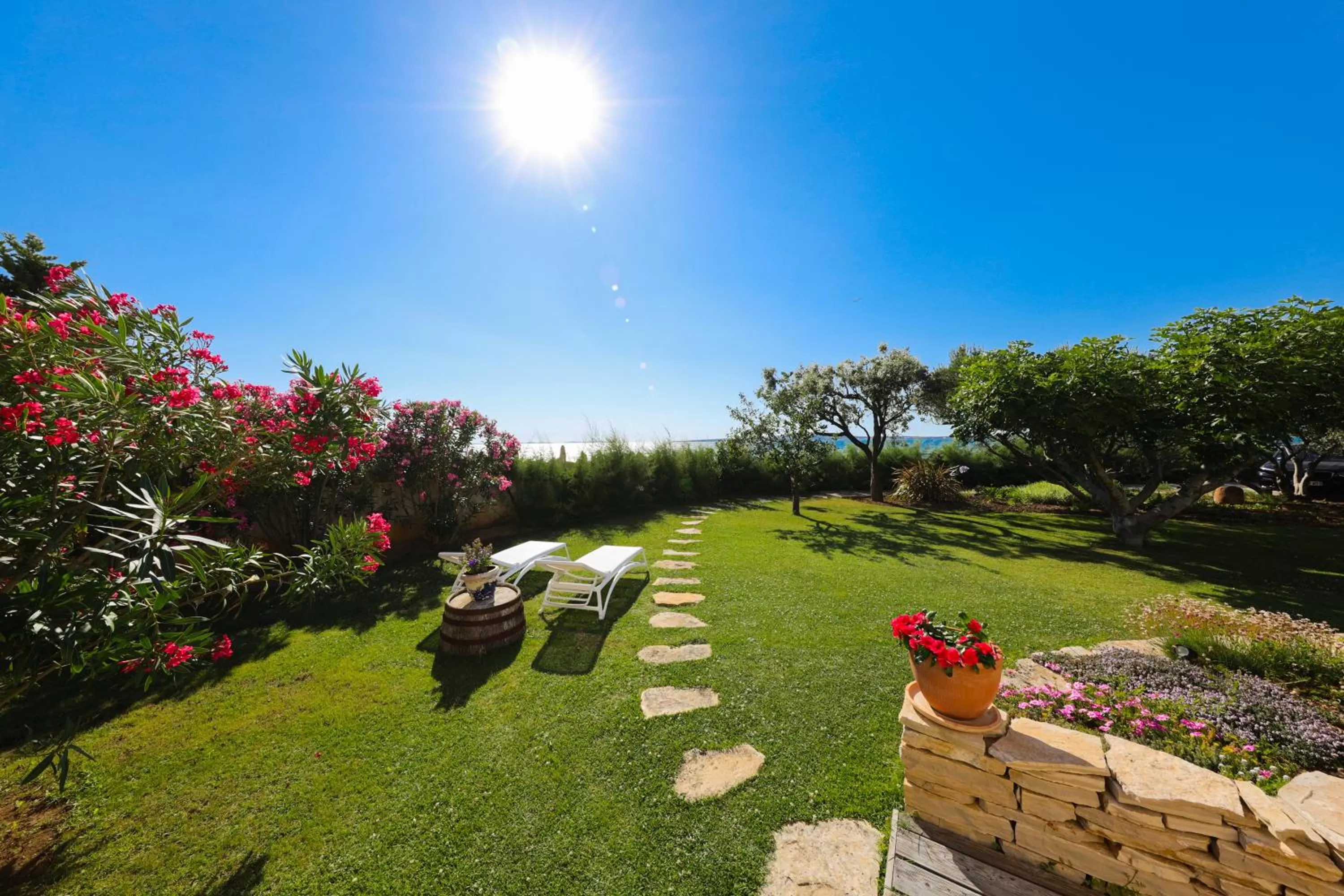 Garden in Bed&Breakfast Vanni