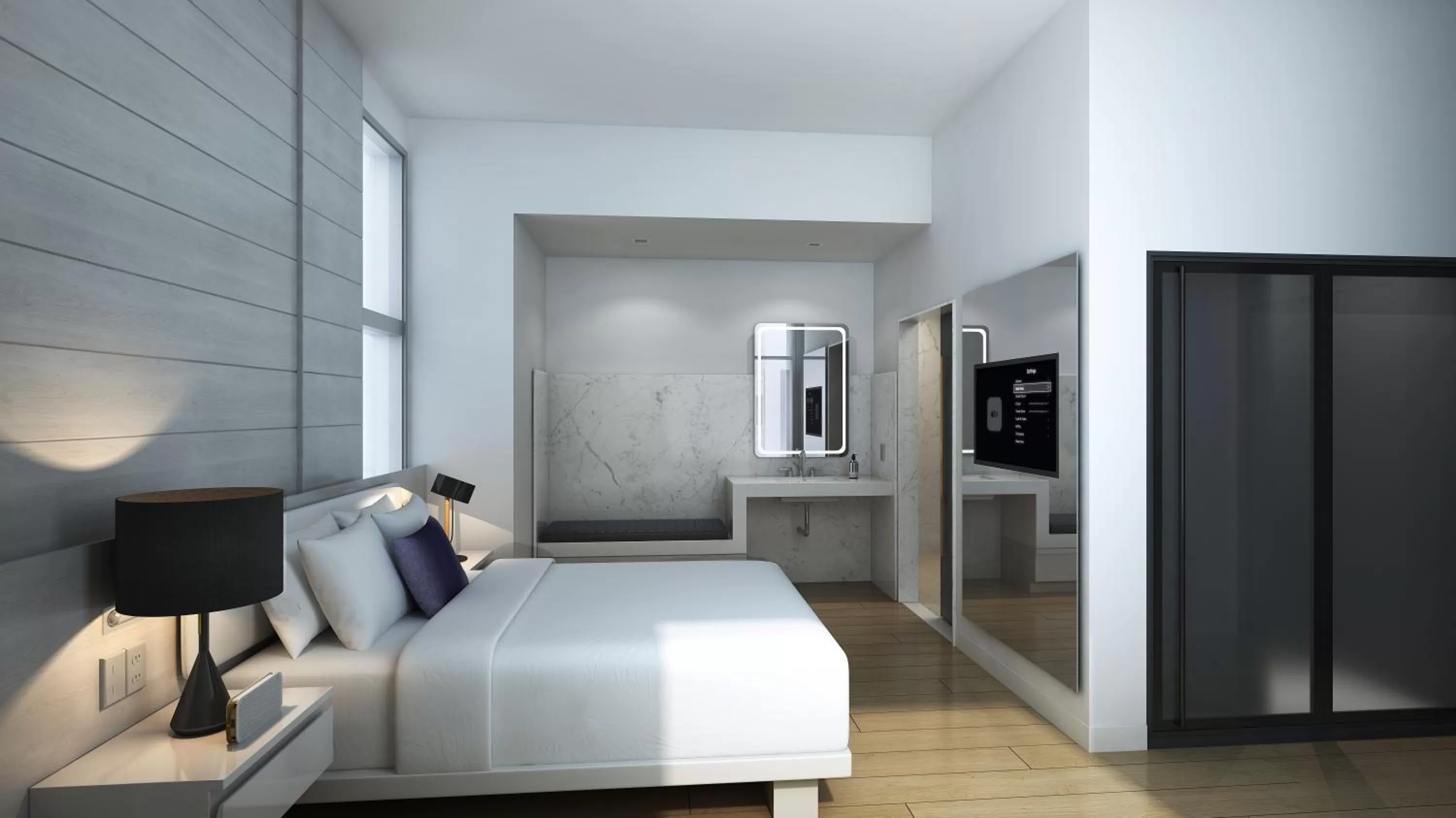 Bed in Yotel San Francisco