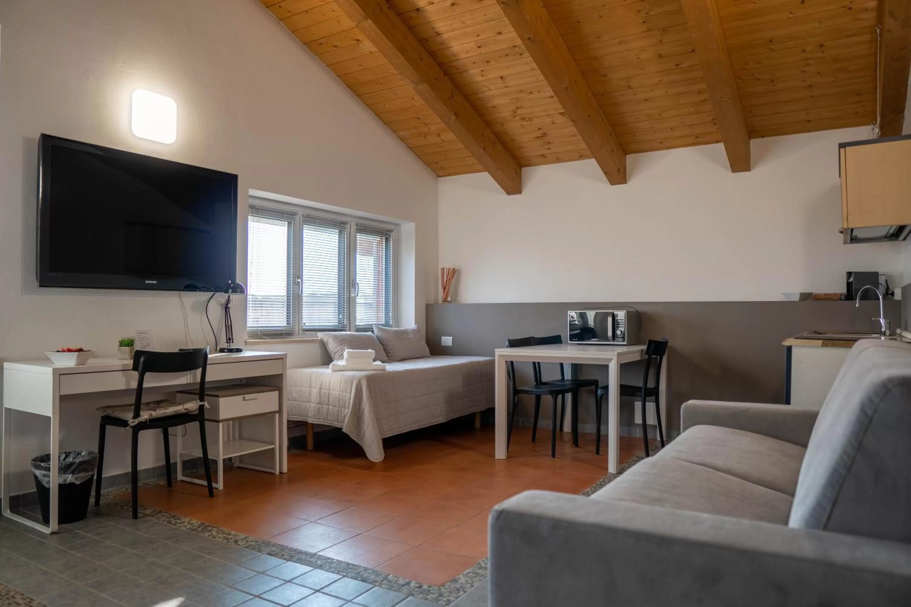 Seating area in Residence Le Palme