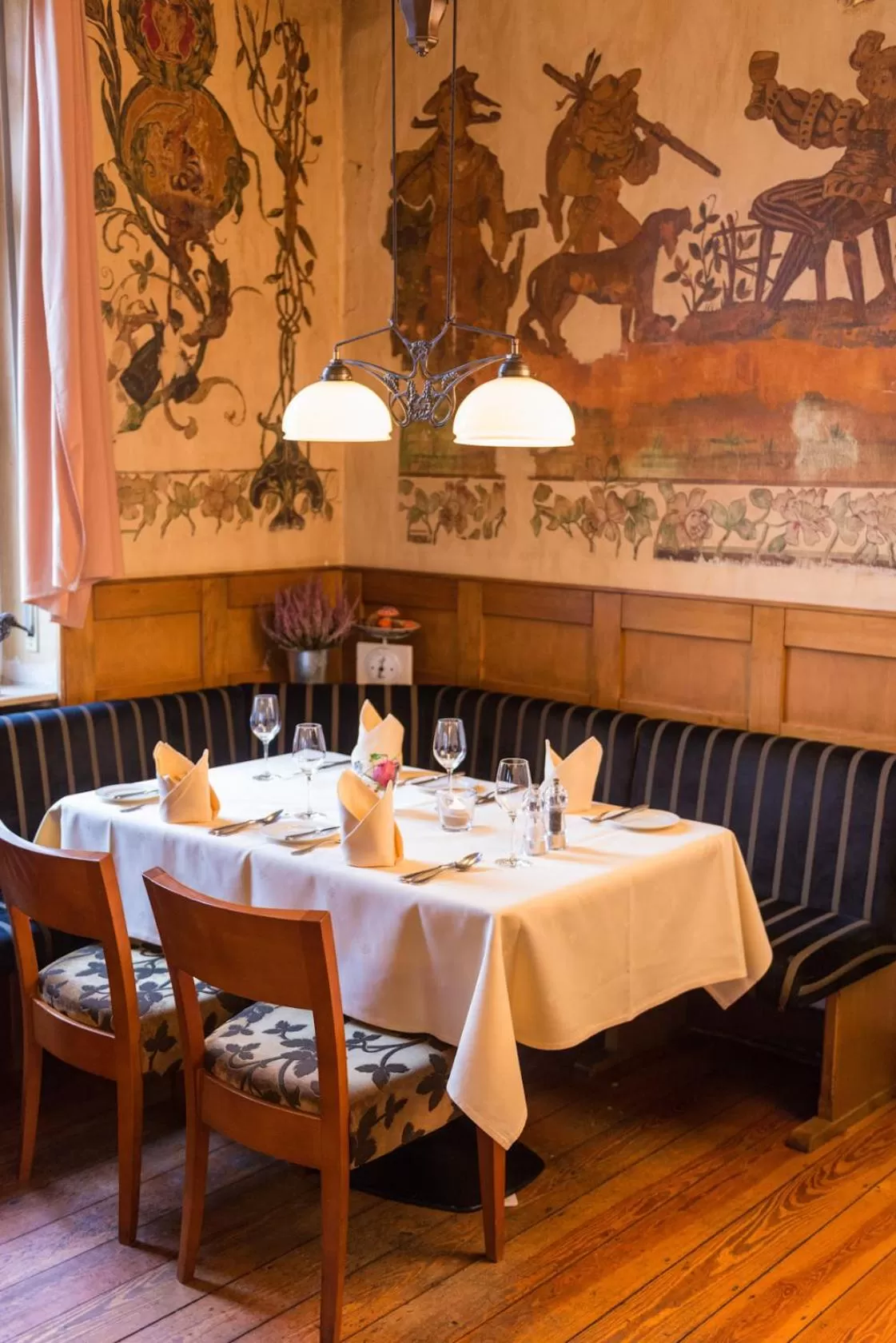 Decorative detail in Hotel Eisbach