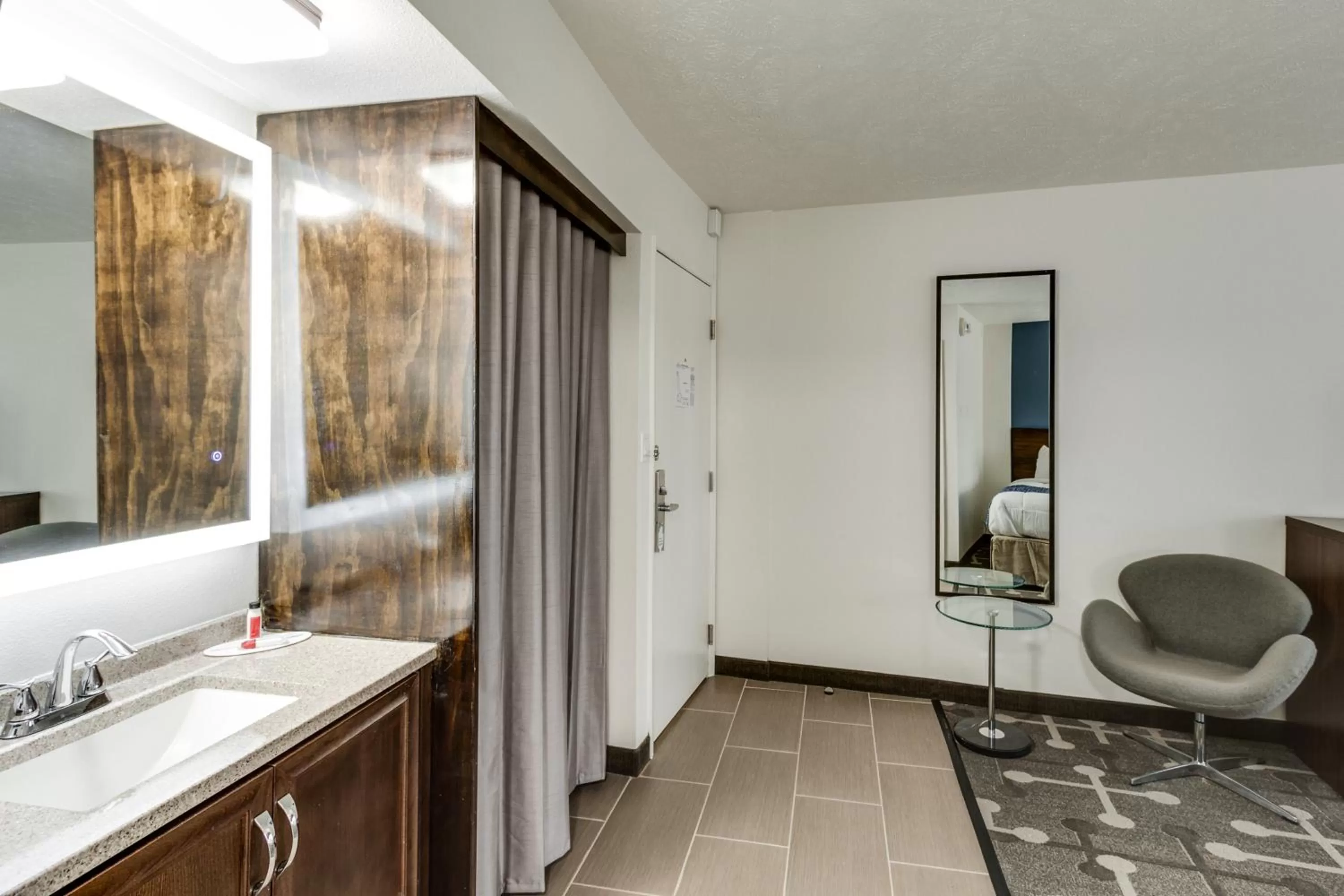 Bathroom in Baymont by Wyndham Spokane