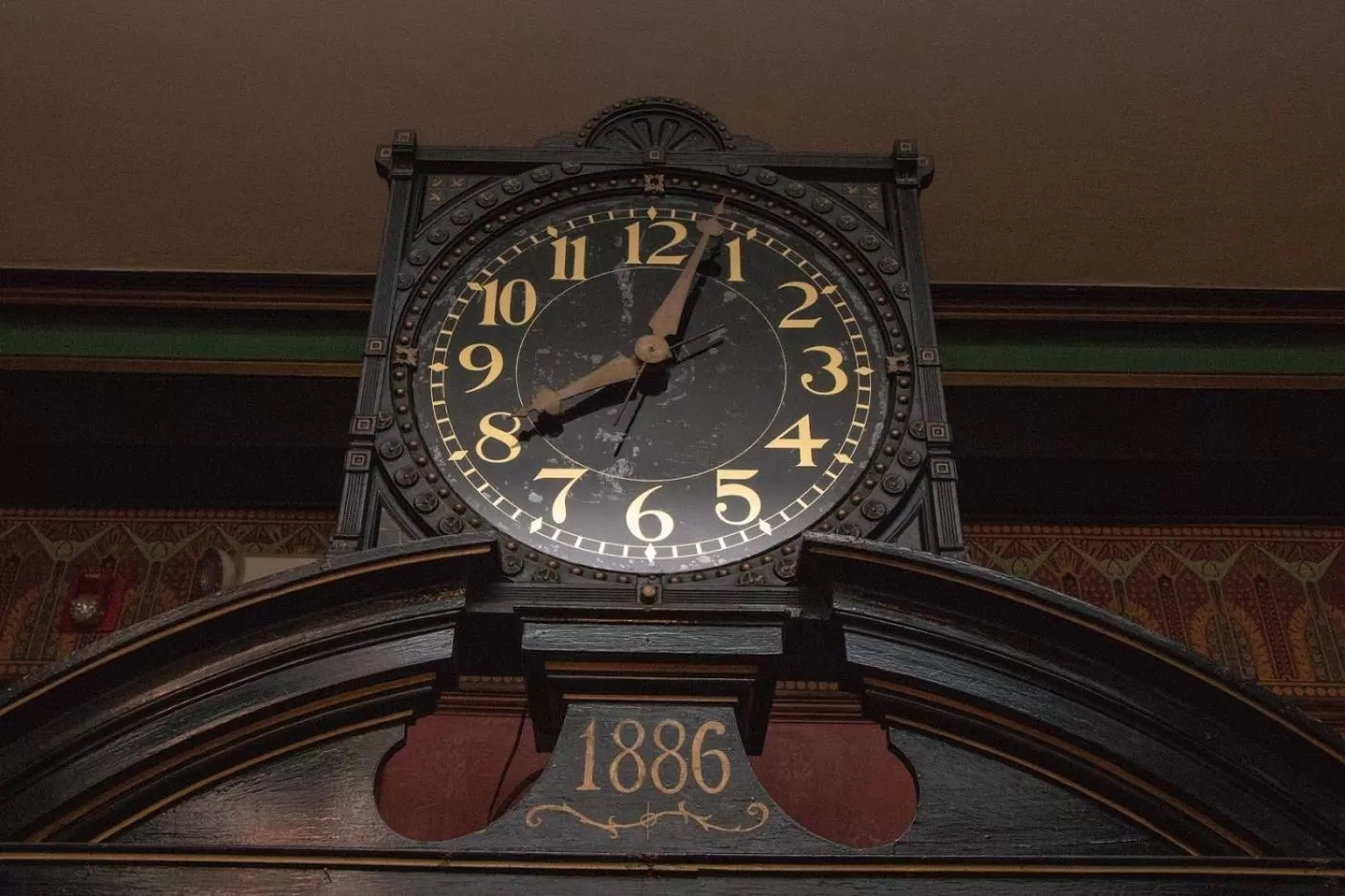 Decorative detail in 1886 Crescent Hotel and Spa