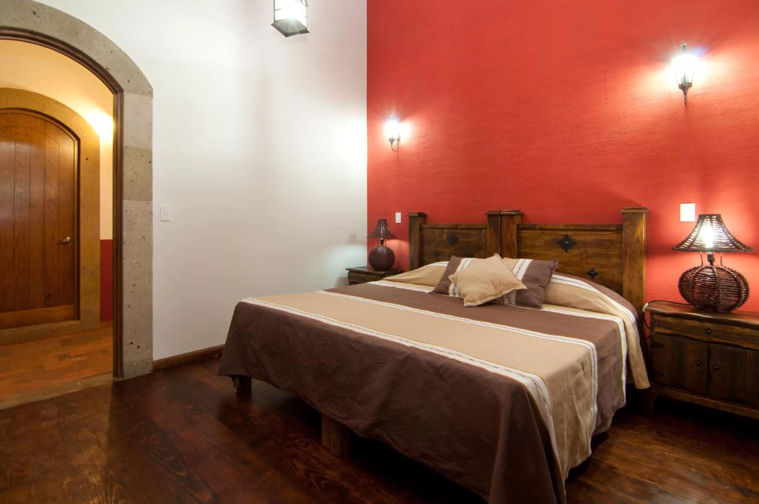 Bed in Mansión del Virrey