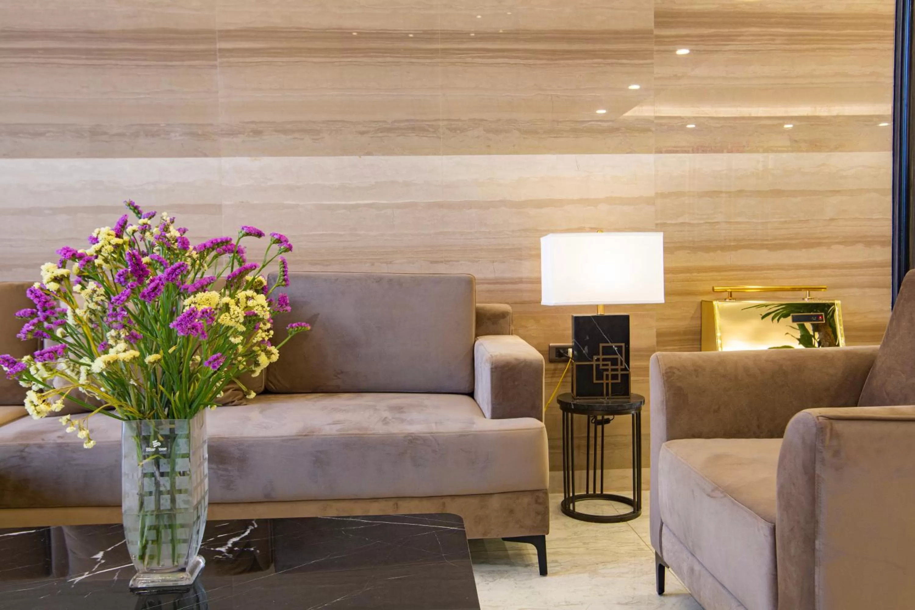 Seating area in Western Skyline Hotel