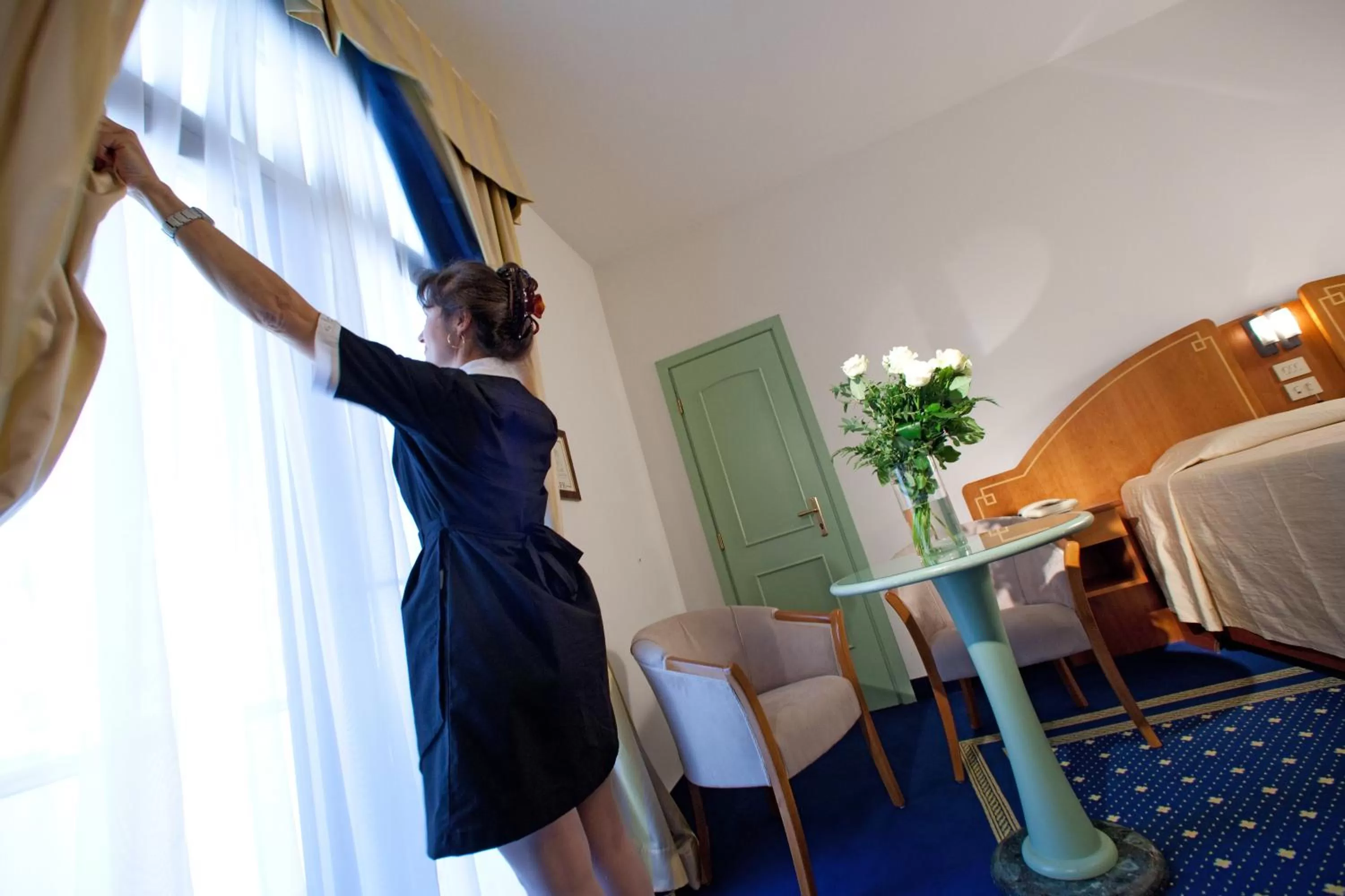 People, Bed in Hotel Terme Venezia