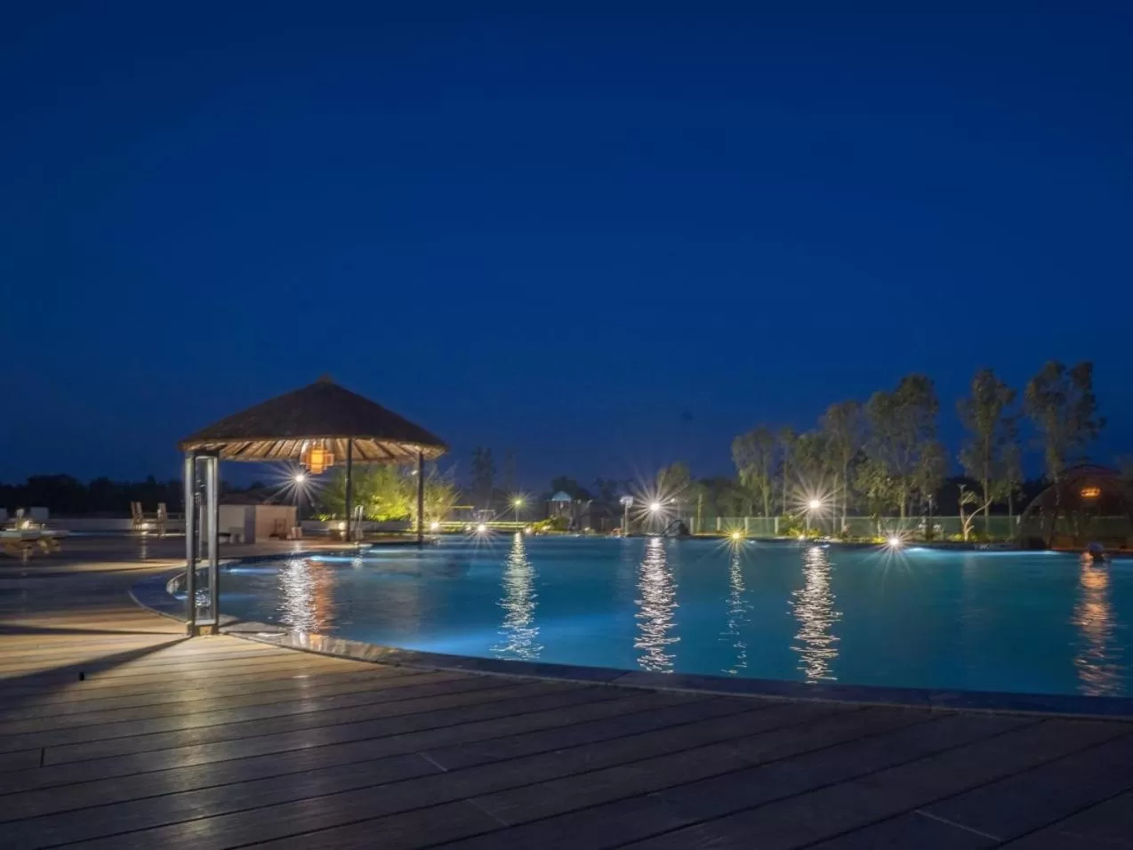 Swimming pool in Hotel Sonar Bangla Sundarban