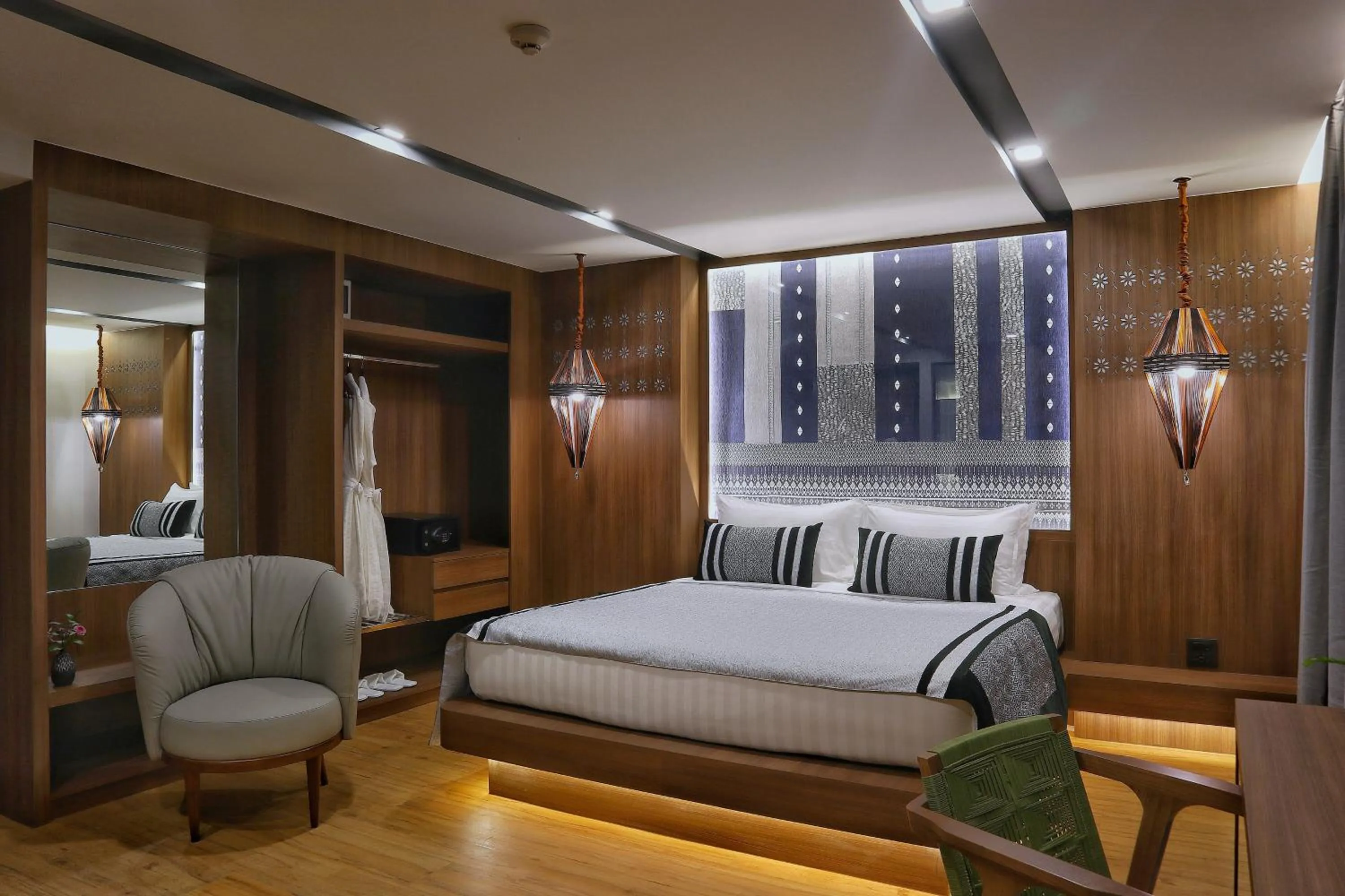 Decorative detail, Bed in Stay with Nimman Chiang Mai