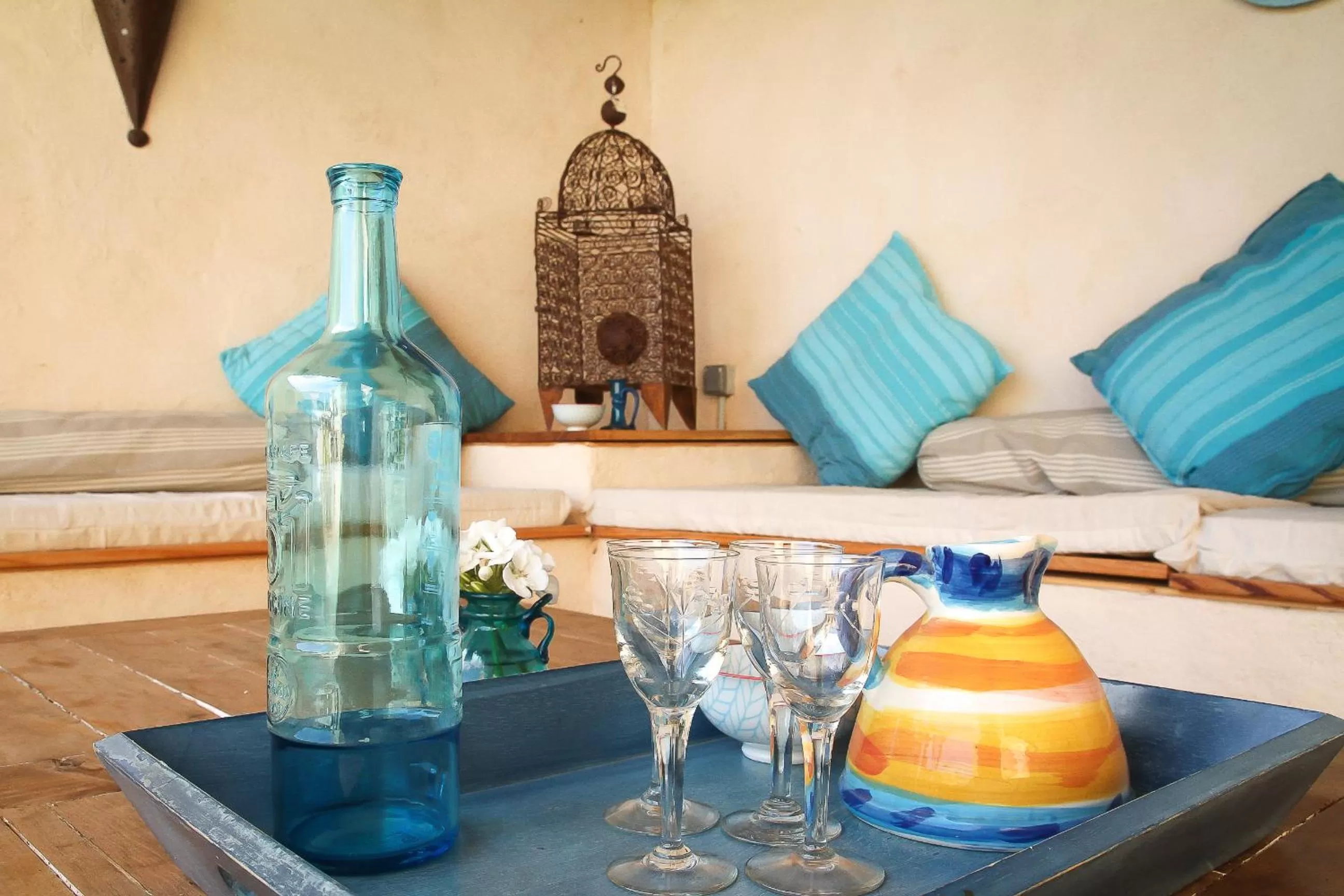 Patio, Drinks in Mas St. Joseph