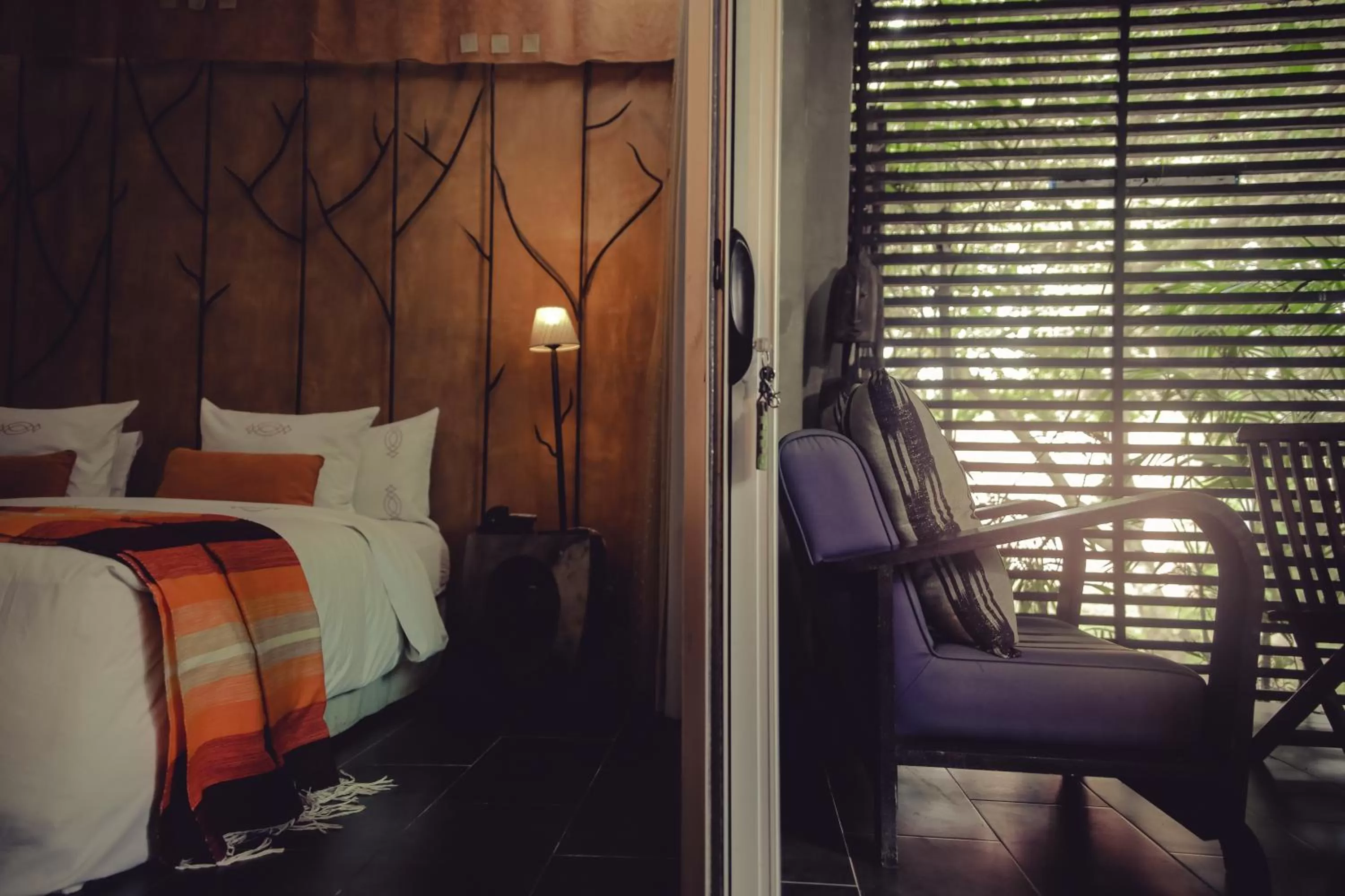 Balcony/Terrace, Bed in Boutique Hotel Particulier