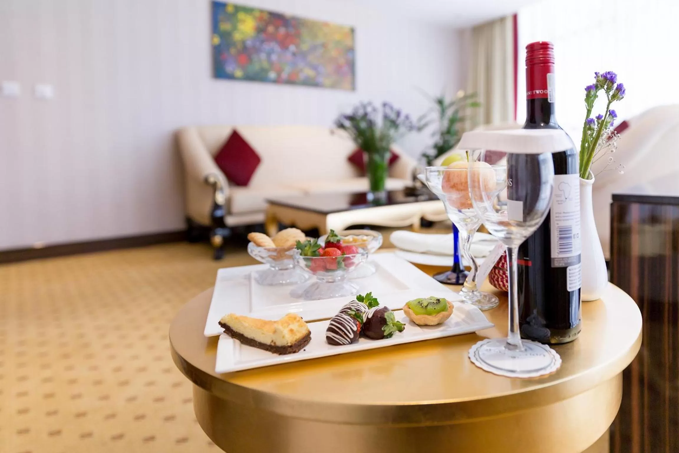 Decorative detail in Golden Tulip Addis Ababa