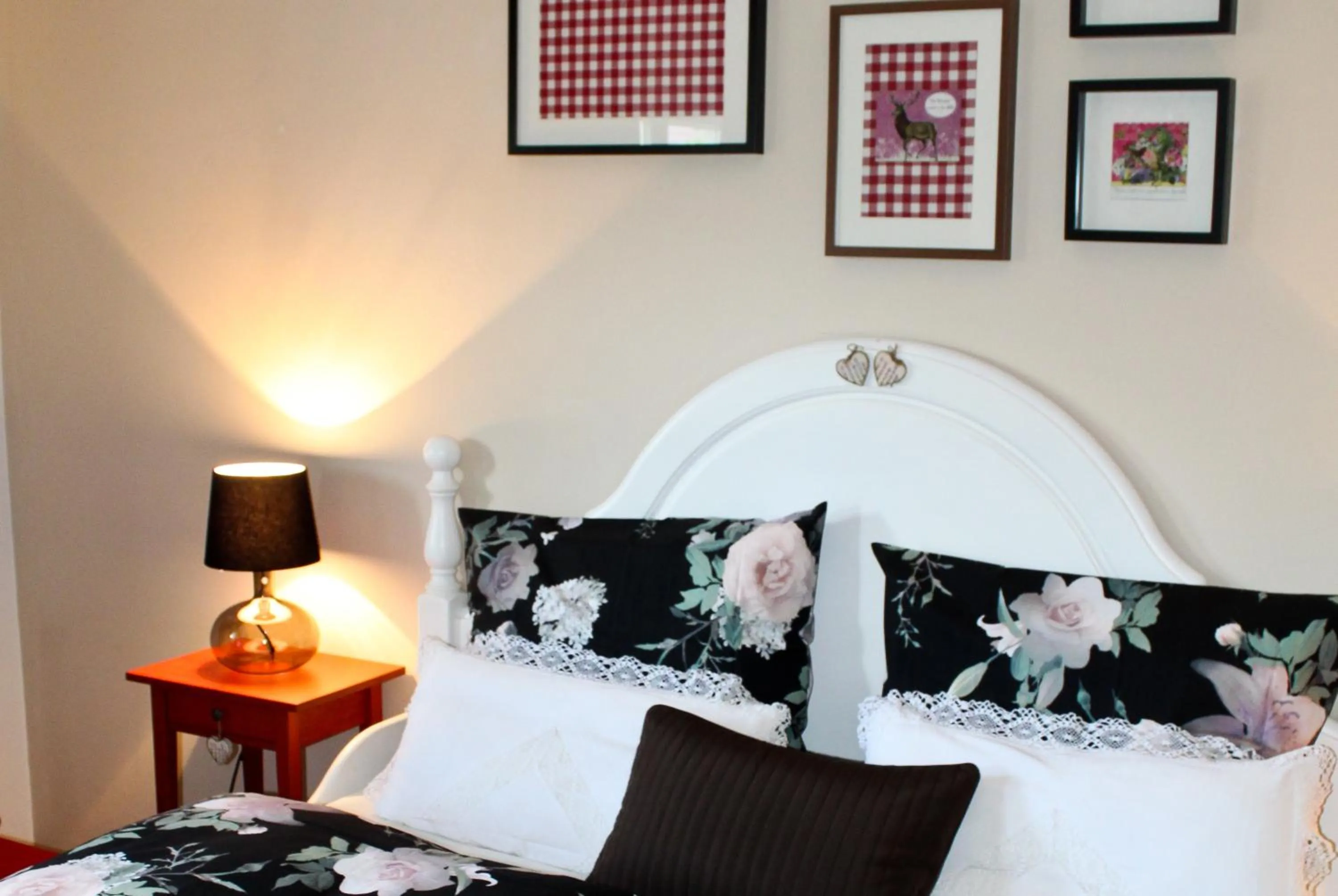 Bed in Gästehaus Gebauer