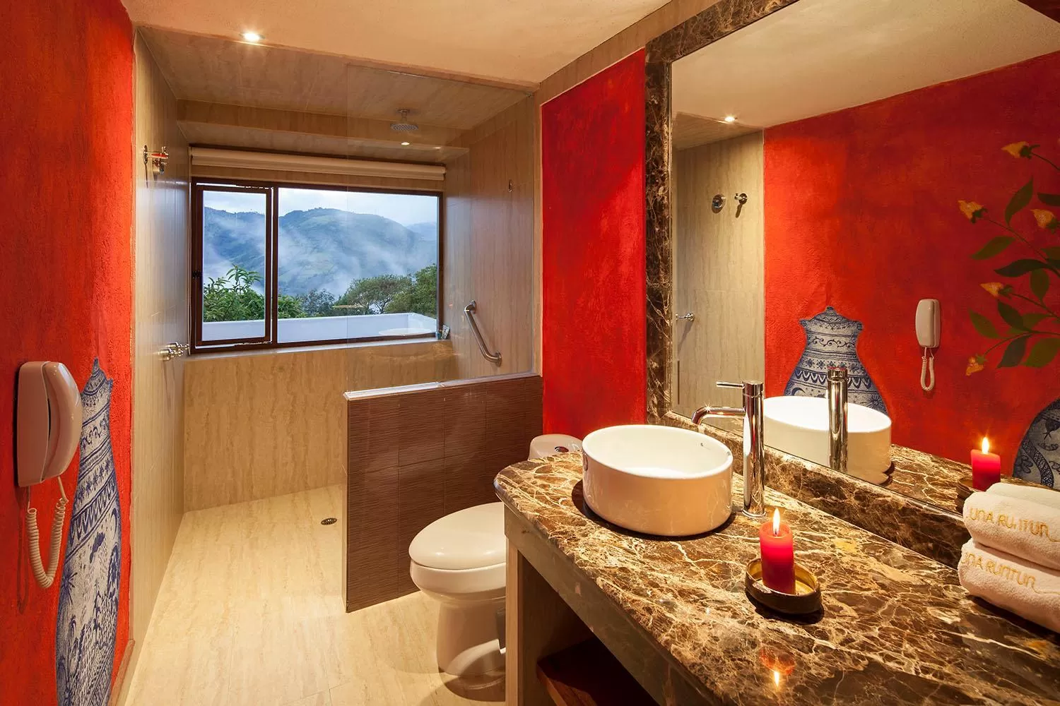 Bathroom in Luna Volcán, Adventure SPA