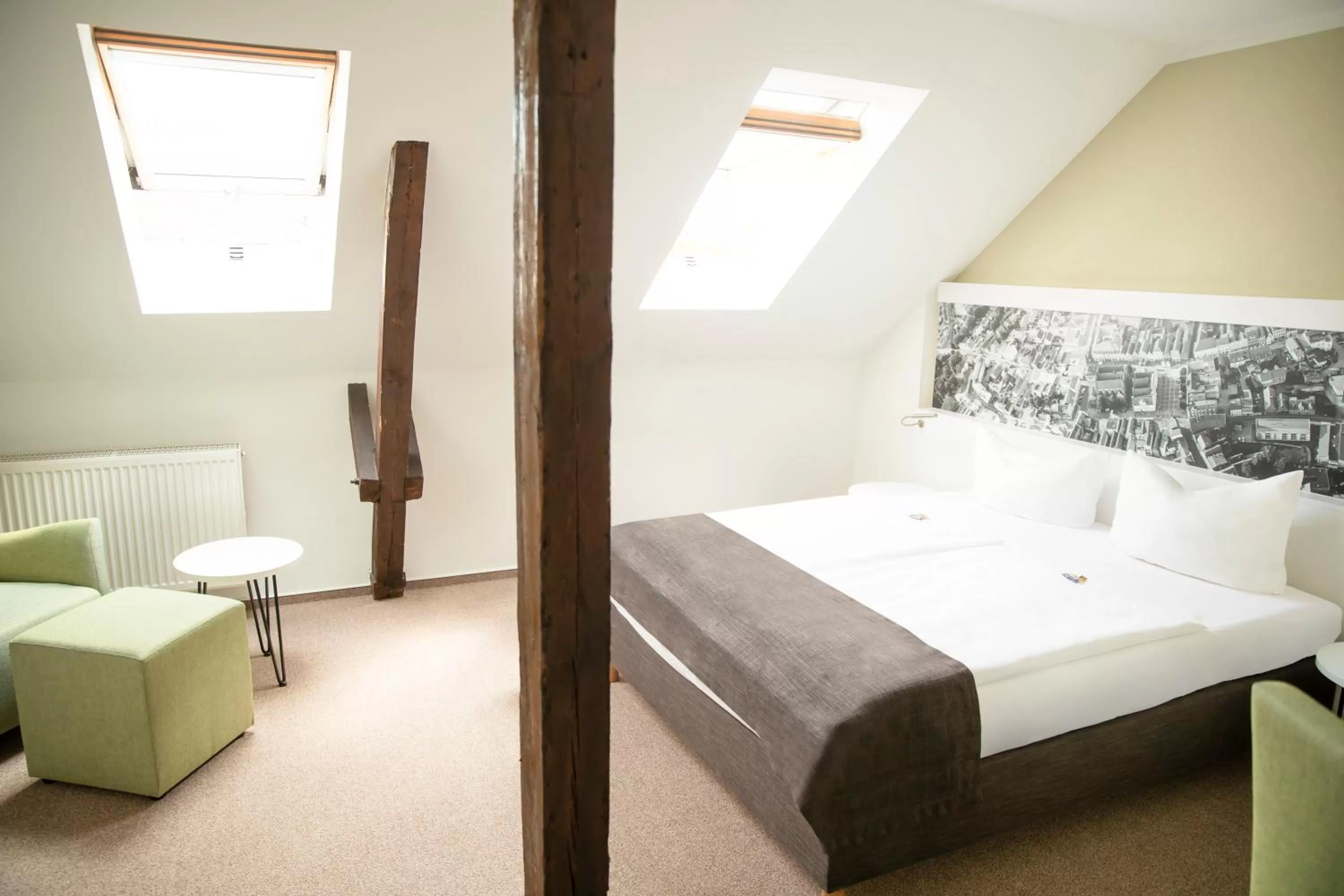 Photo of the whole room, Bed in Hotel am Schlosspark