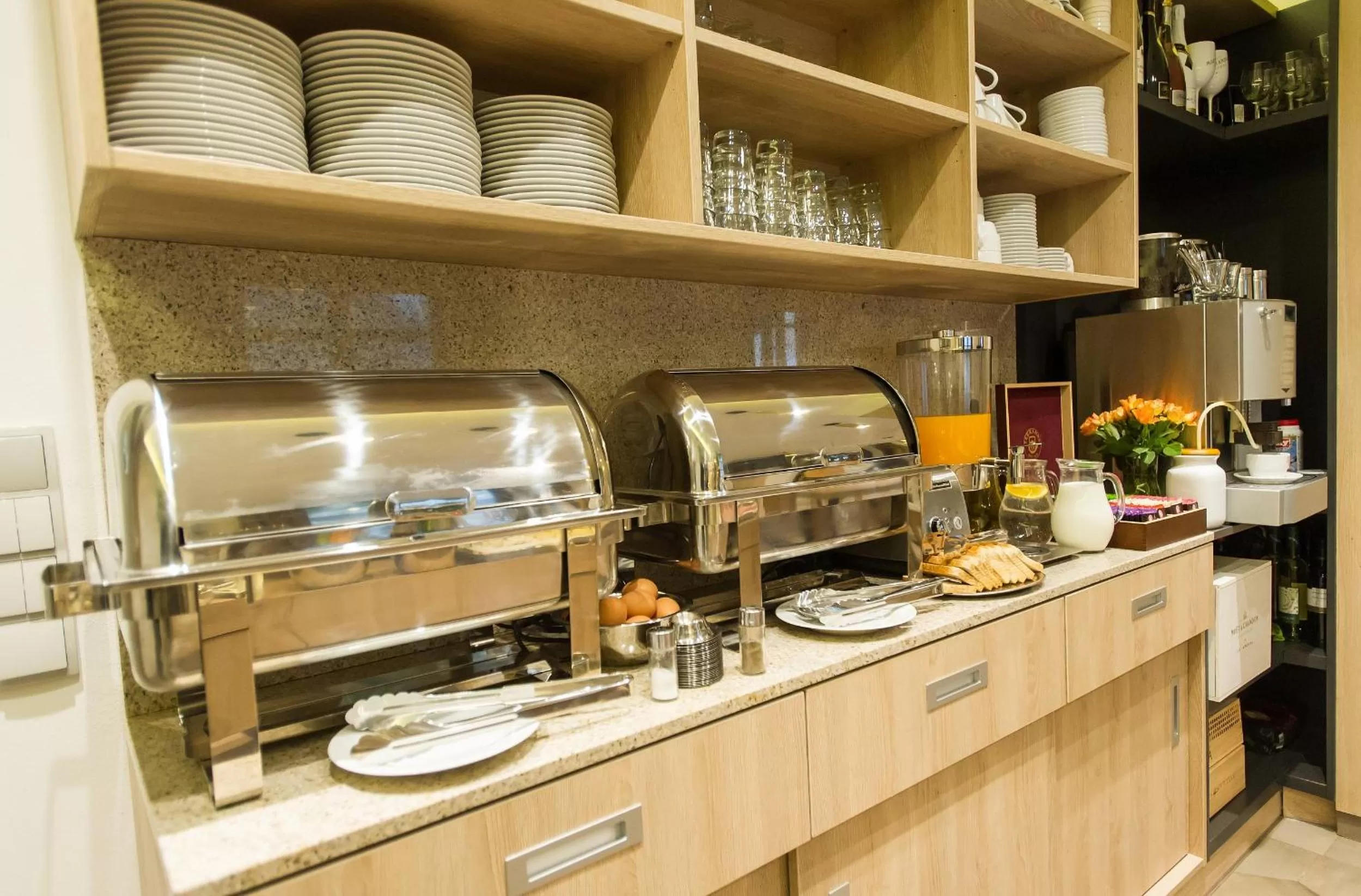 Buffet breakfast in Garni hotel Castle Bridge