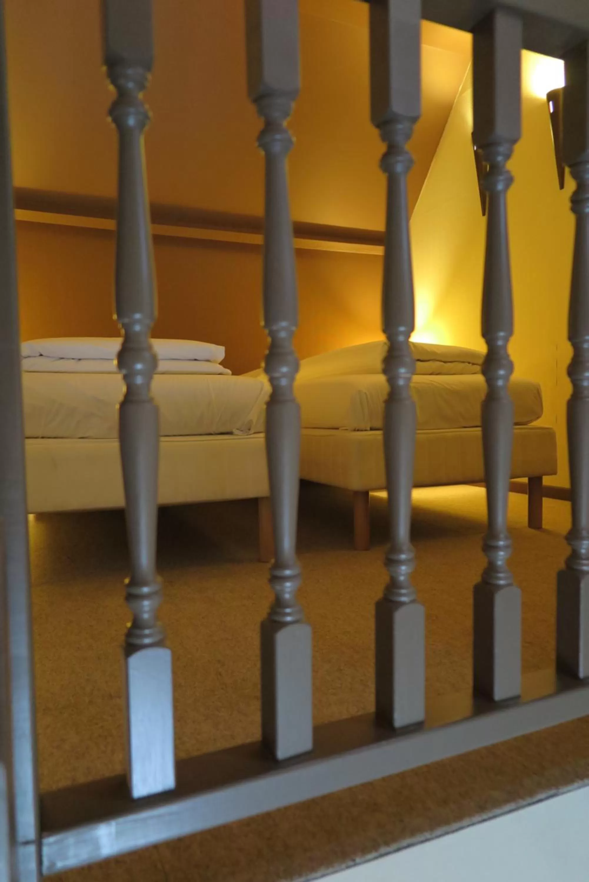 Decorative detail, Bed in Hotel Malcot