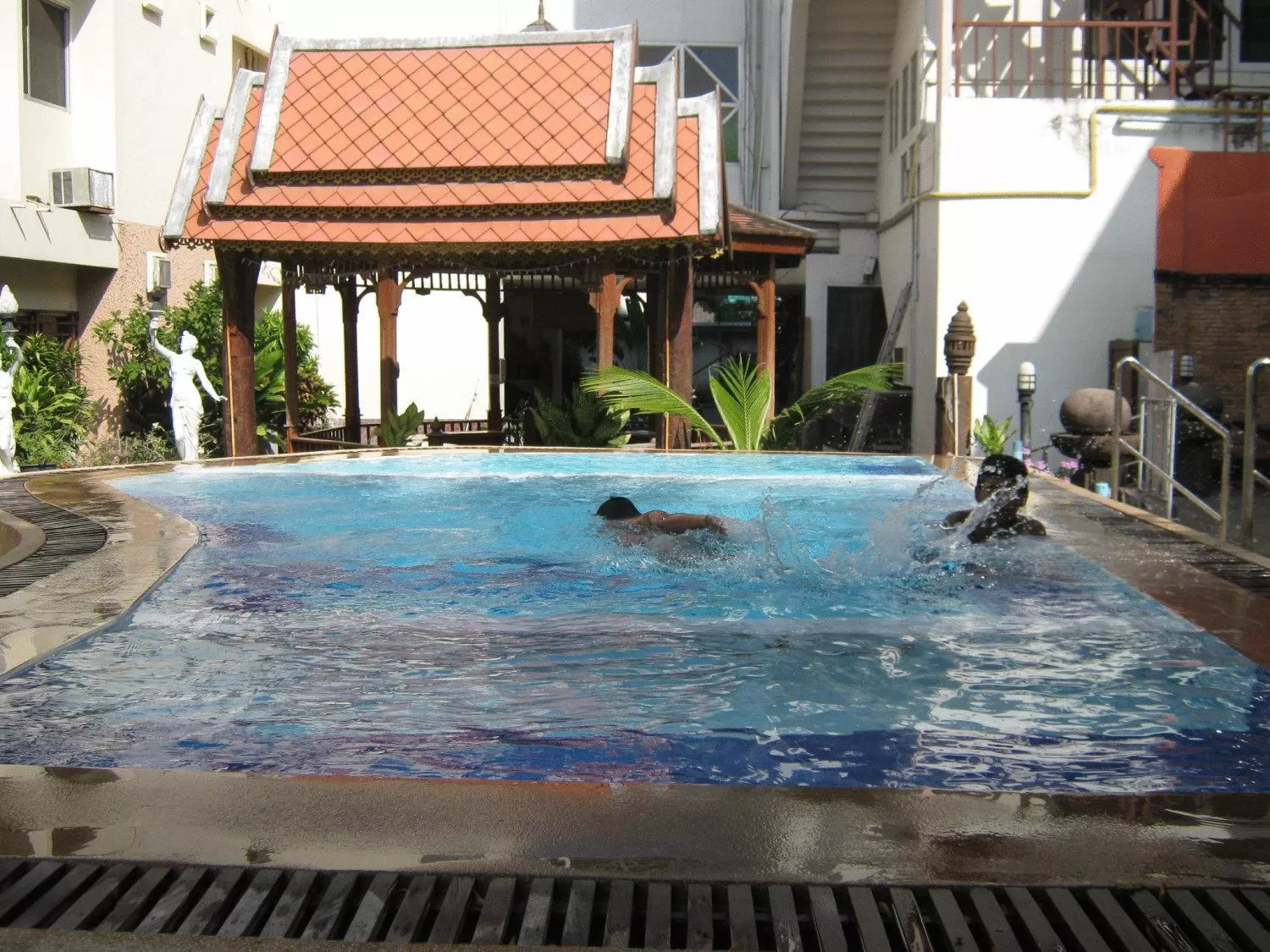 Swimming pool in Prince Hotel Chiang Mai
