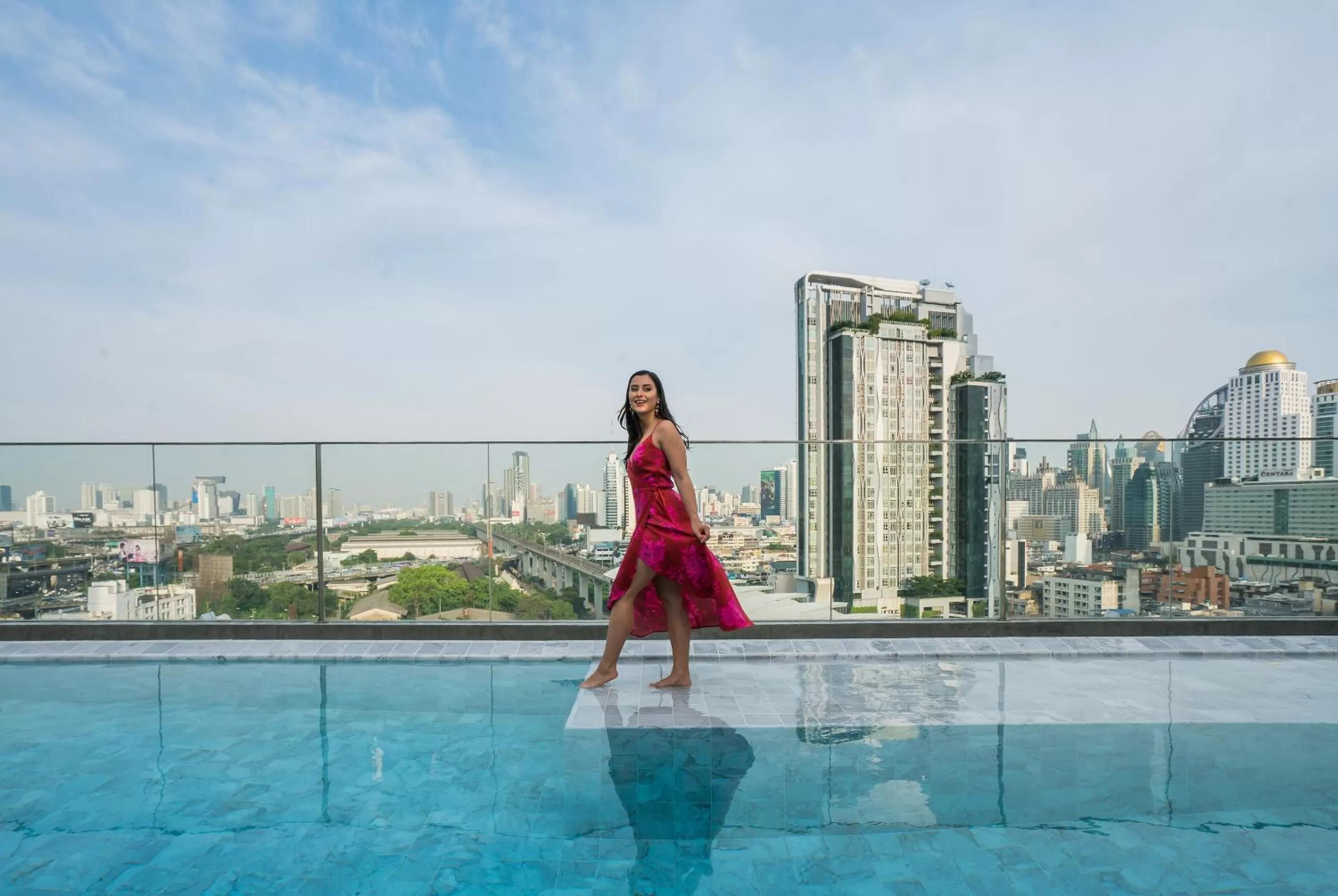 Swimming pool in Akara Hotel