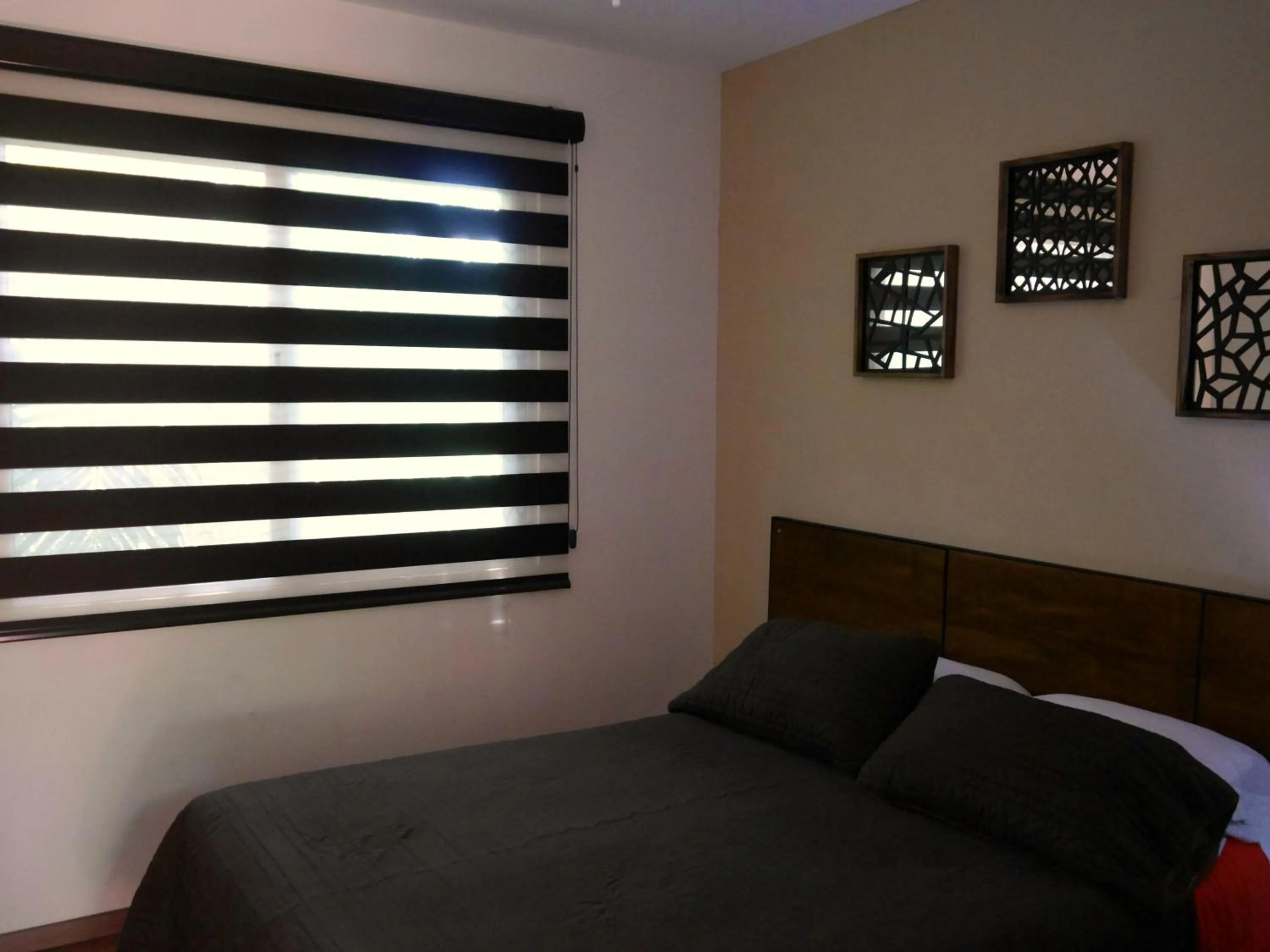 Decorative detail, Bed in Hostel Hospedarte Chapultepec