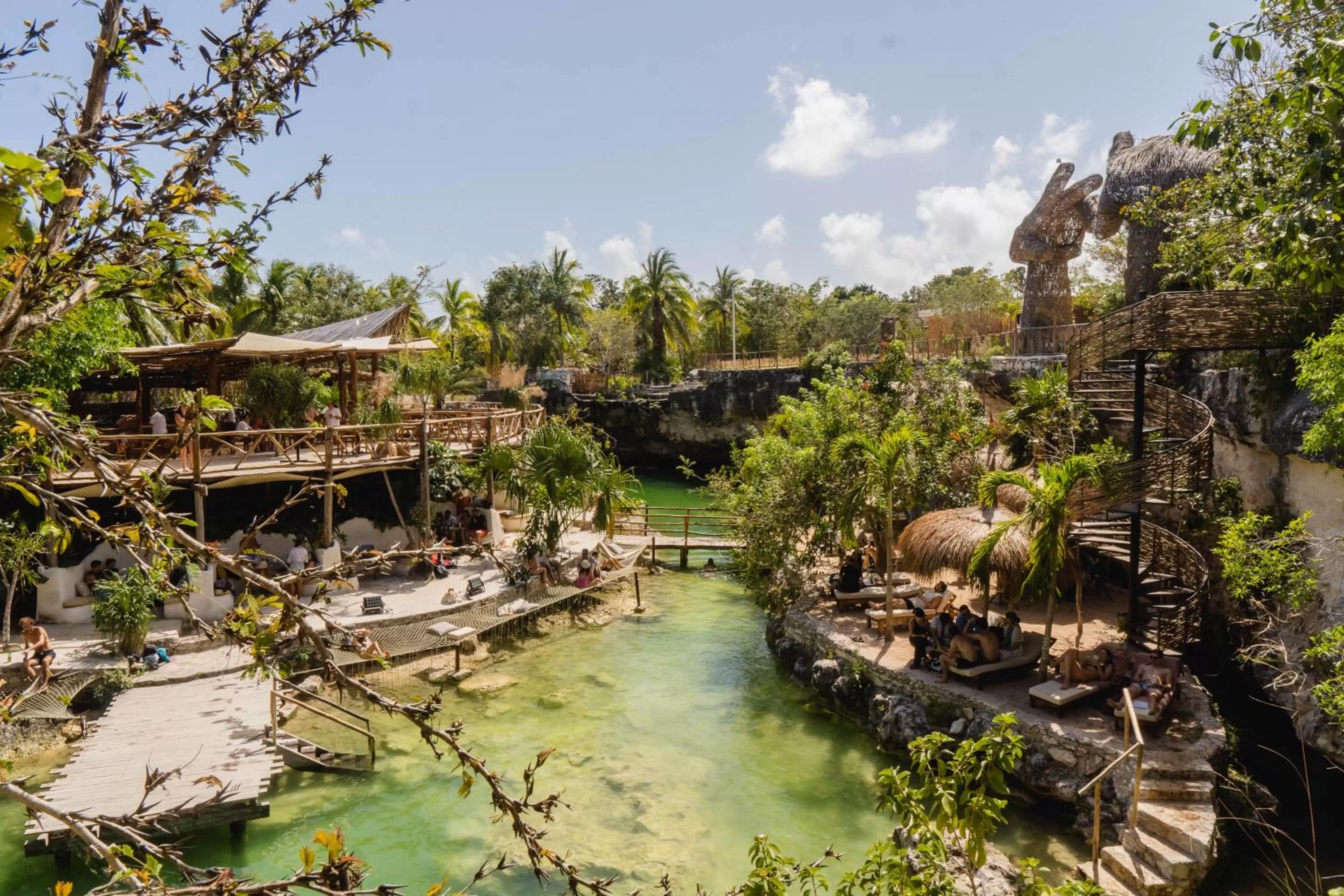 Natural landscape in Zenote Sanctuary