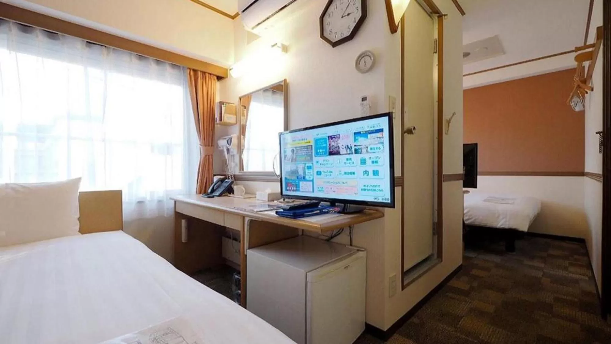 Photo of the whole room, Bed in Toyoko Inn Sendai Nishi-guchi Hirose-dori