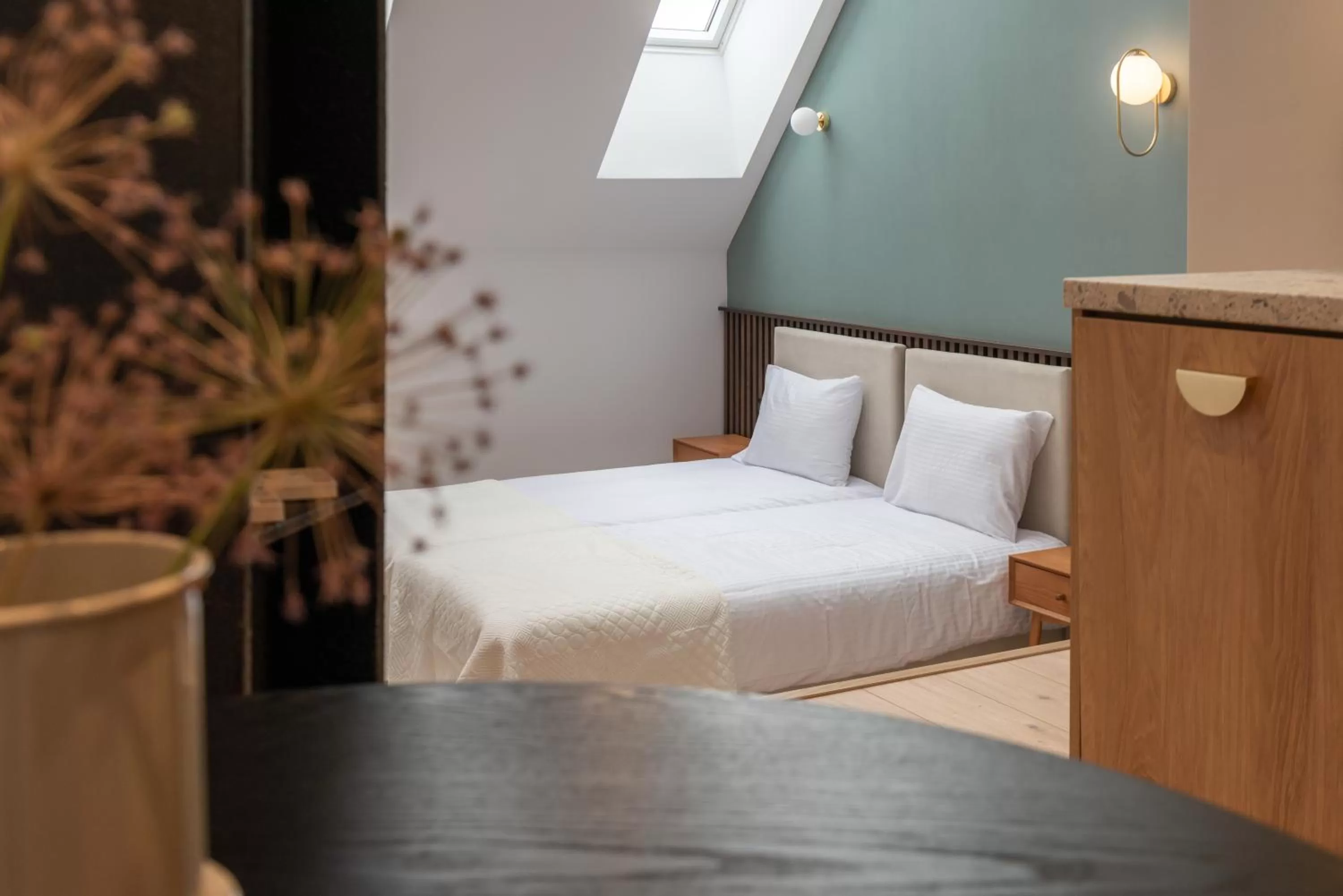 Bedroom, Bed in Monciak55 Sopot Apartments