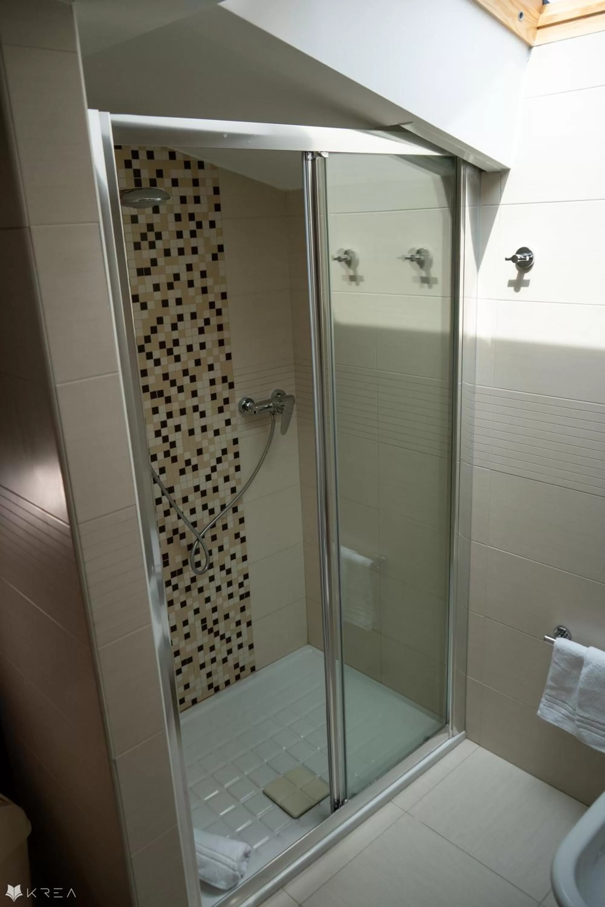 Shower in Casa Valcellina Hotel Ristorante