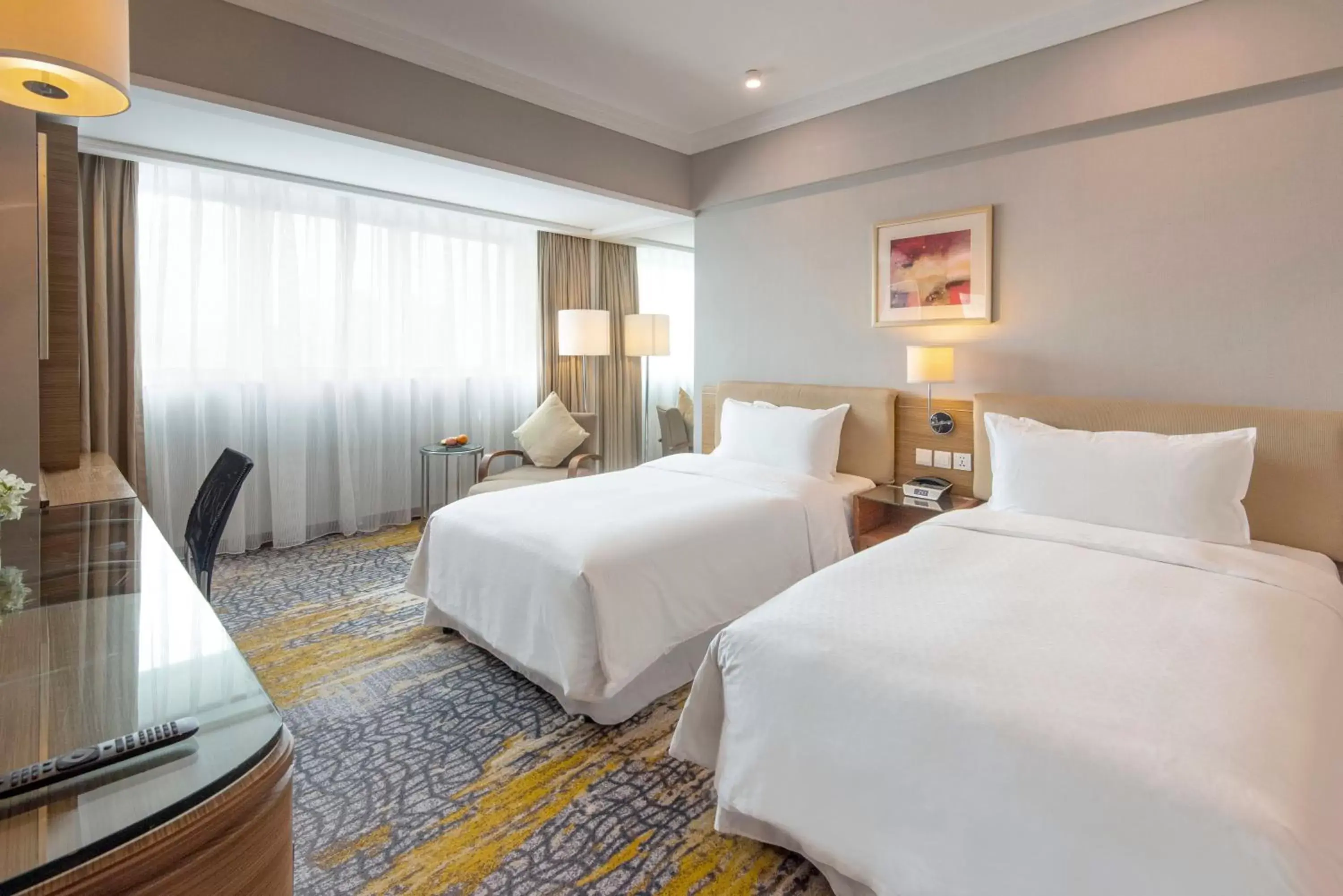 Guest room, 2 Twin/Single Bed(s) in Four Points by Sheraton Shanghai, Pudong Guest room, 2 Twin/Single Bed(s) in Four Points by Sheraton Shanghai, Pudong