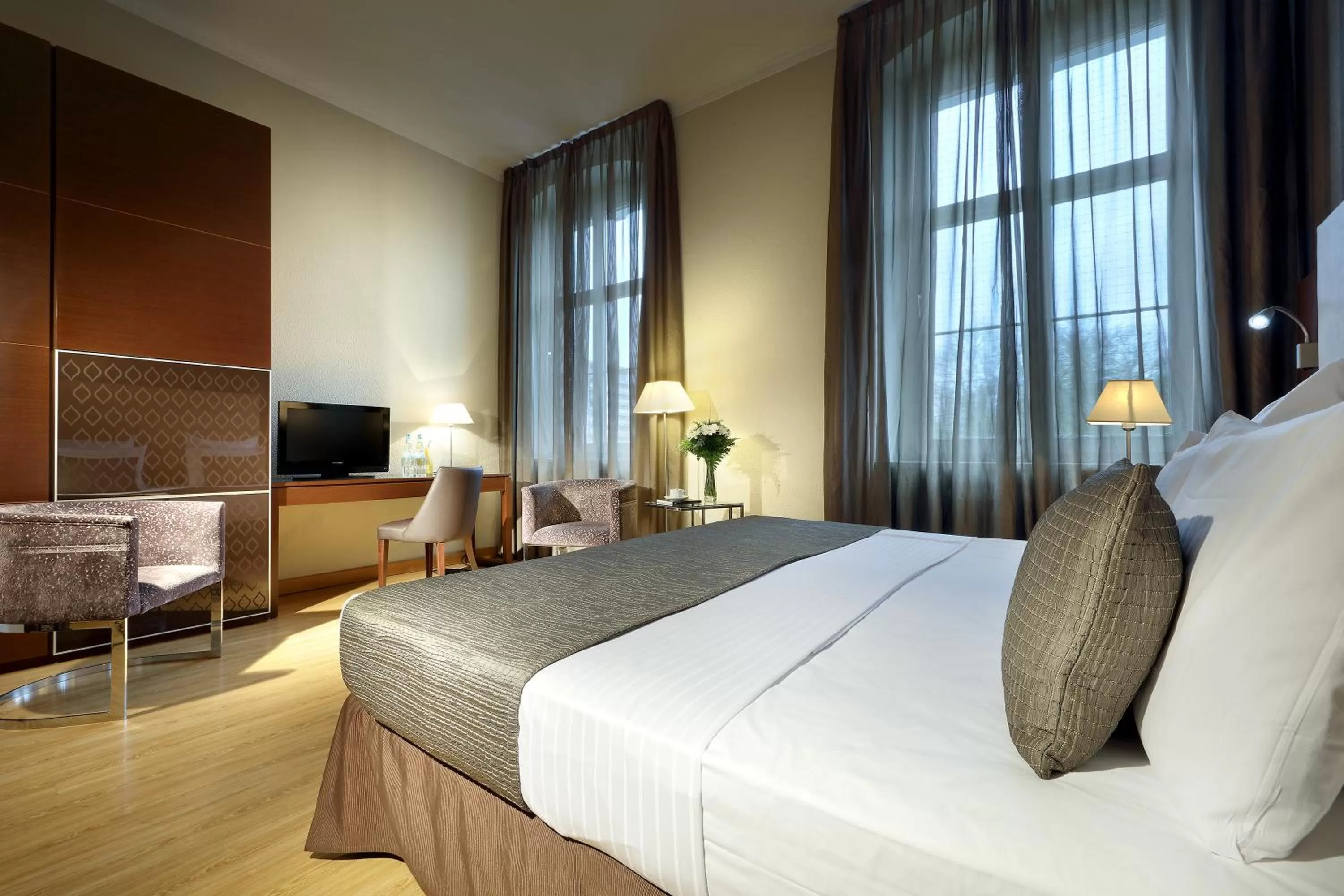 Bed in Eurostars Park Hotel Maximilian