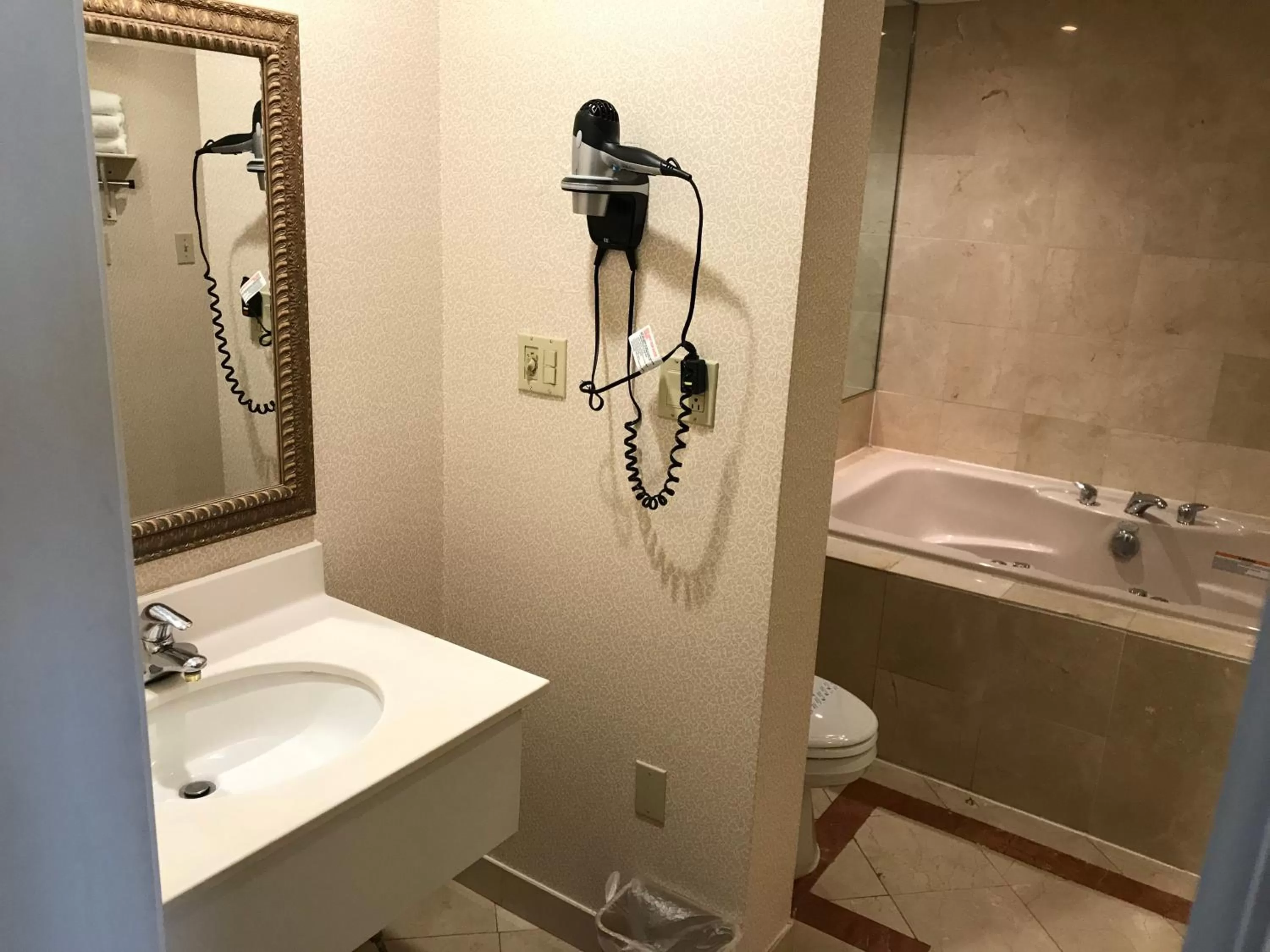 Bathroom in Super 8 by Wyndham Sturbridge