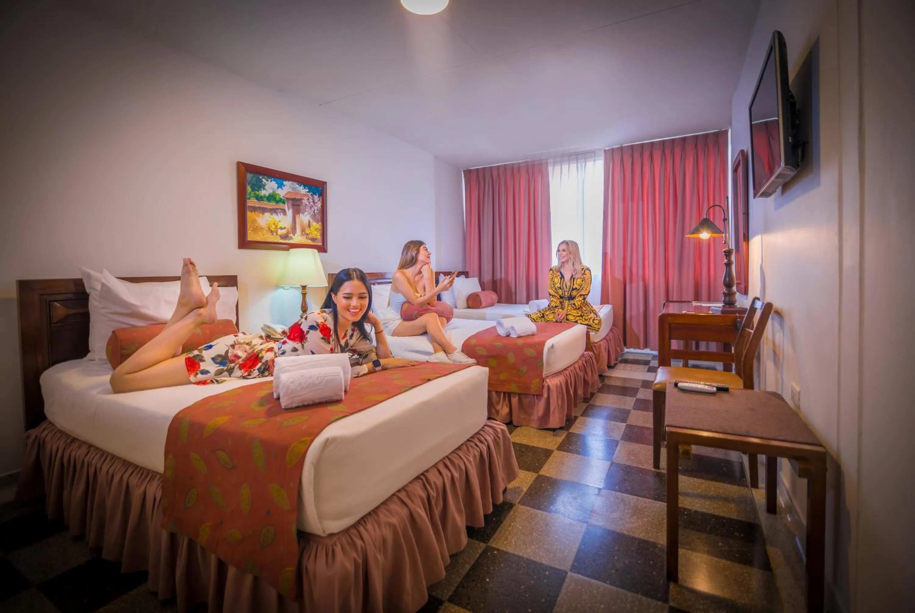 Bed in Hotel Chicala