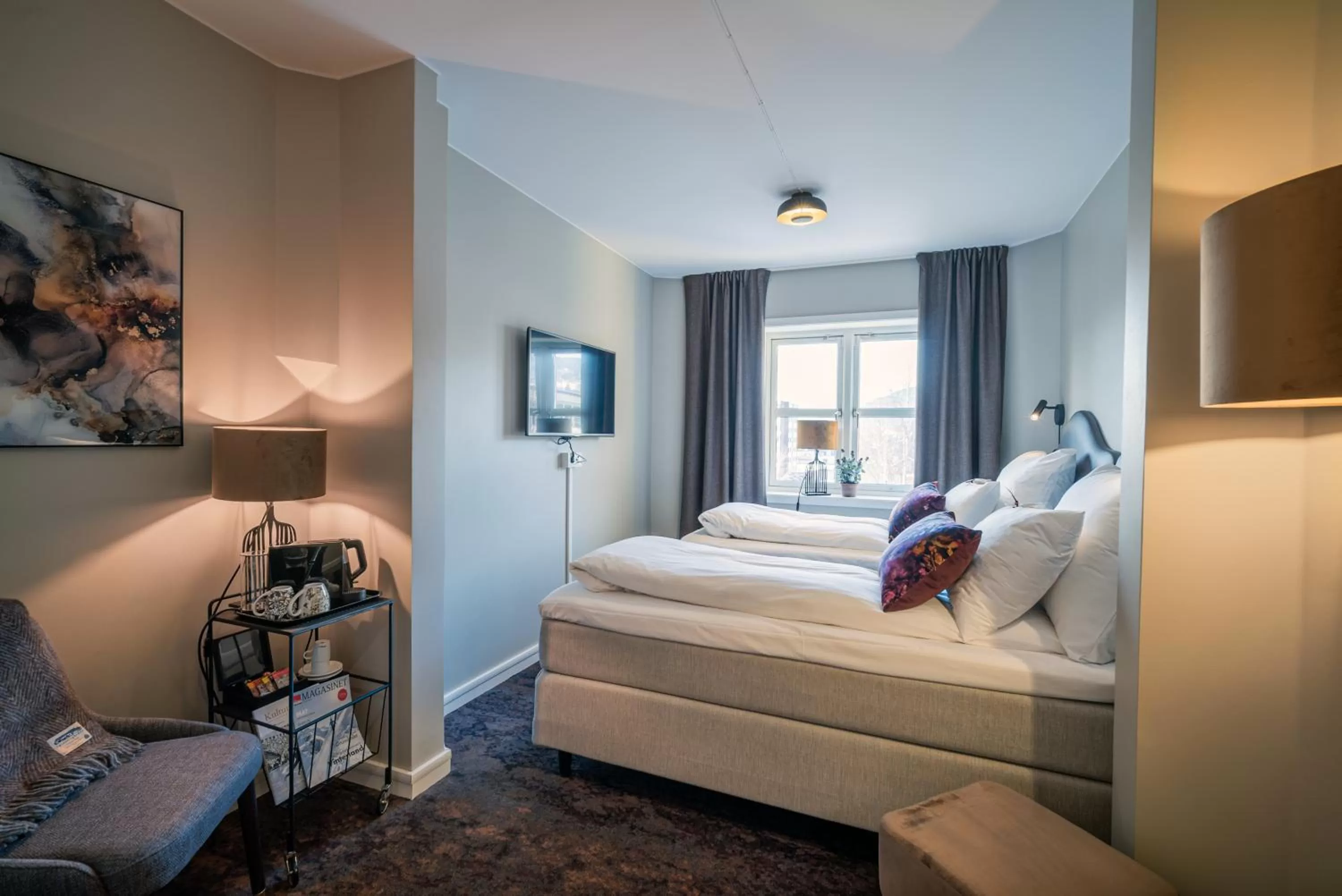 Photo of the whole room, Bed in Aksjemøllen - by Classic Norway Hotels