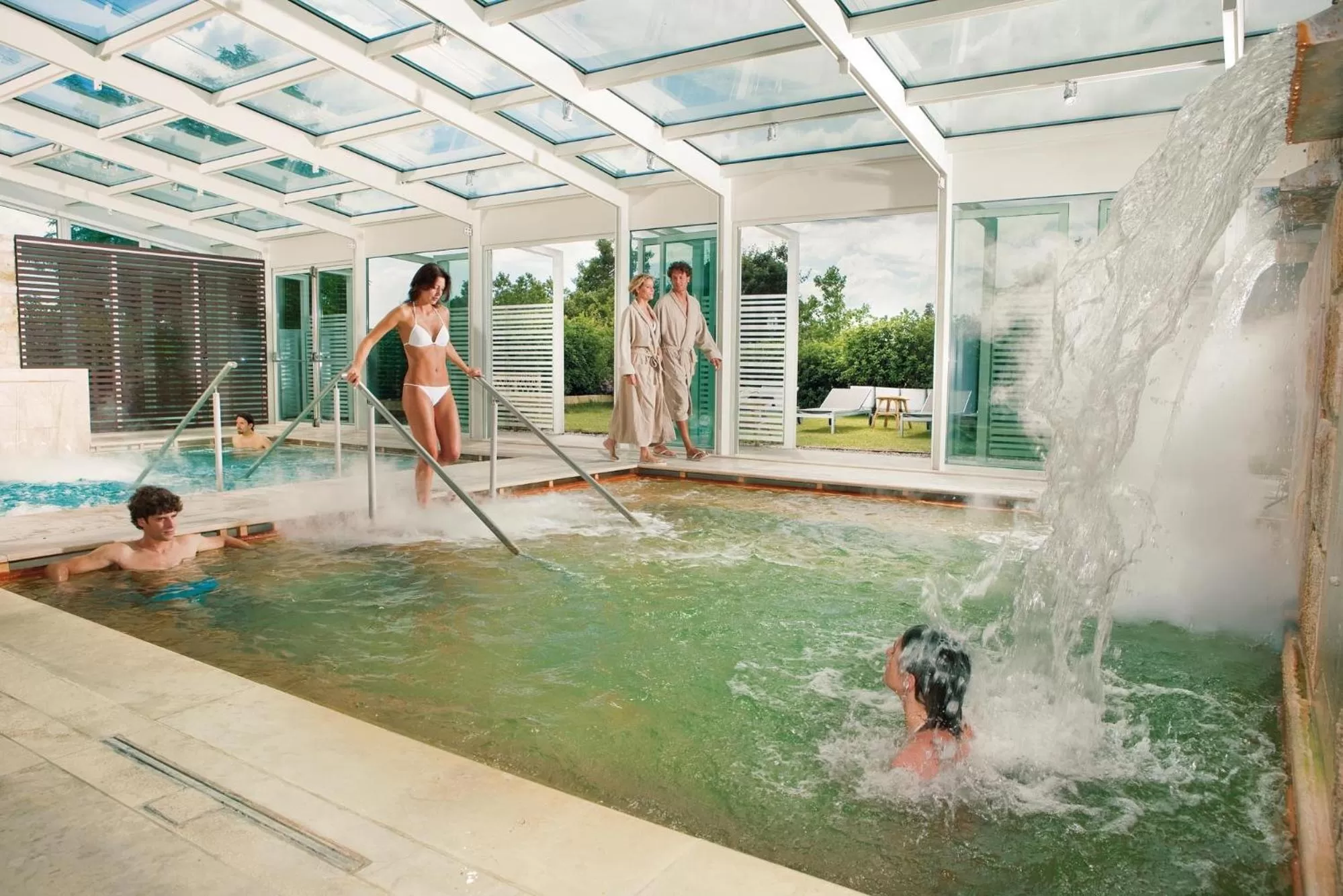 Hot Spring Bath in Albergo Le Terme