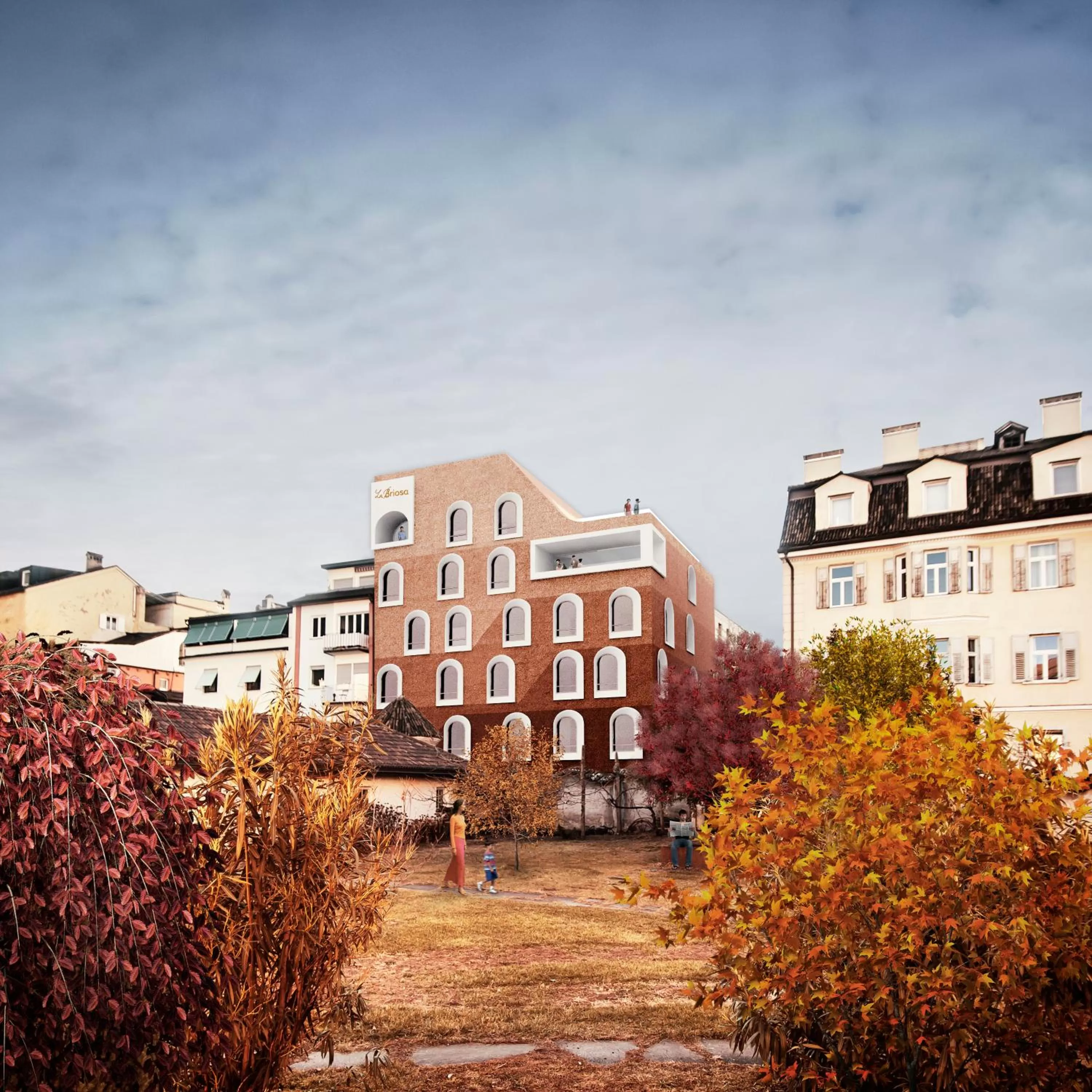 Property building in Hotel La Briosa