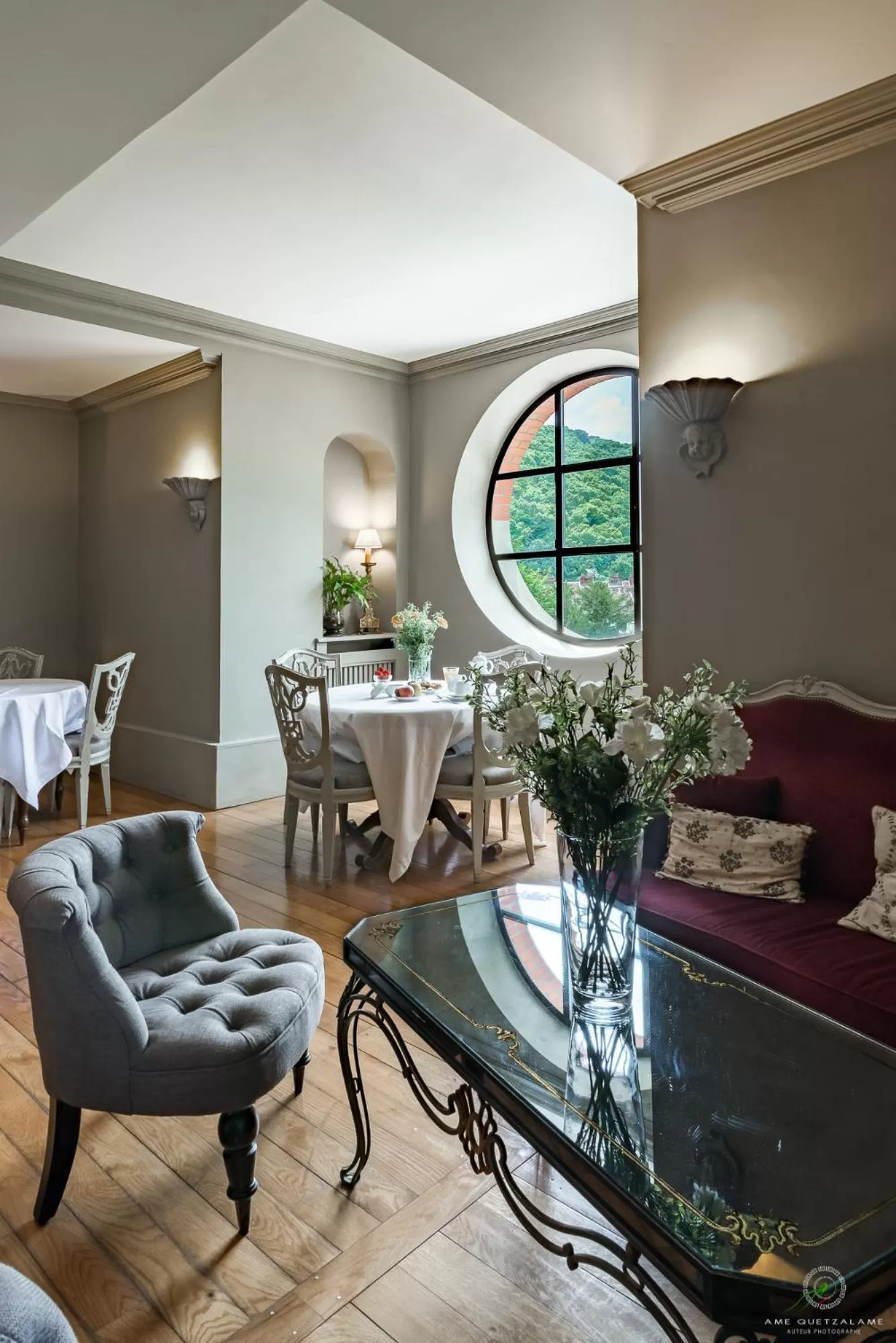 Living room in Hôtel Restaurant Spa Le Sauvage