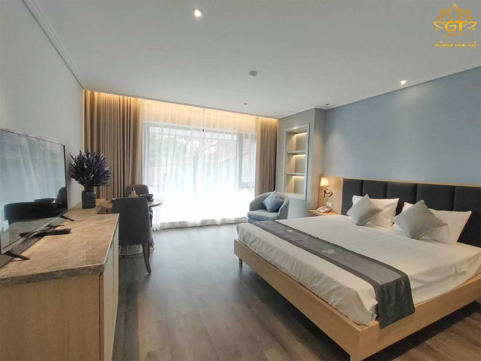 Bed in Hồng Gia Tuệ Lake View