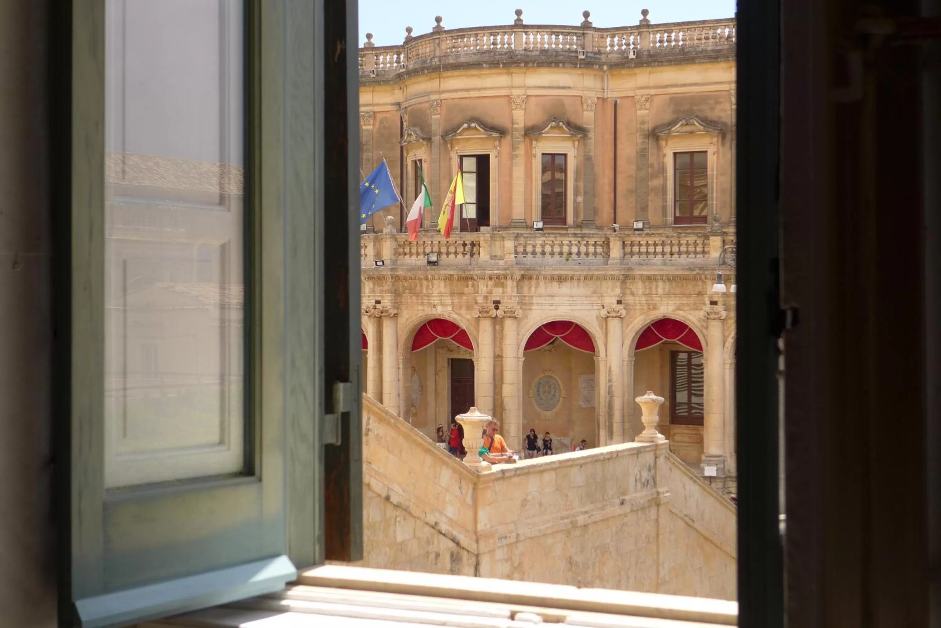 Balcony/Terrace in Landolina Palace Hotel