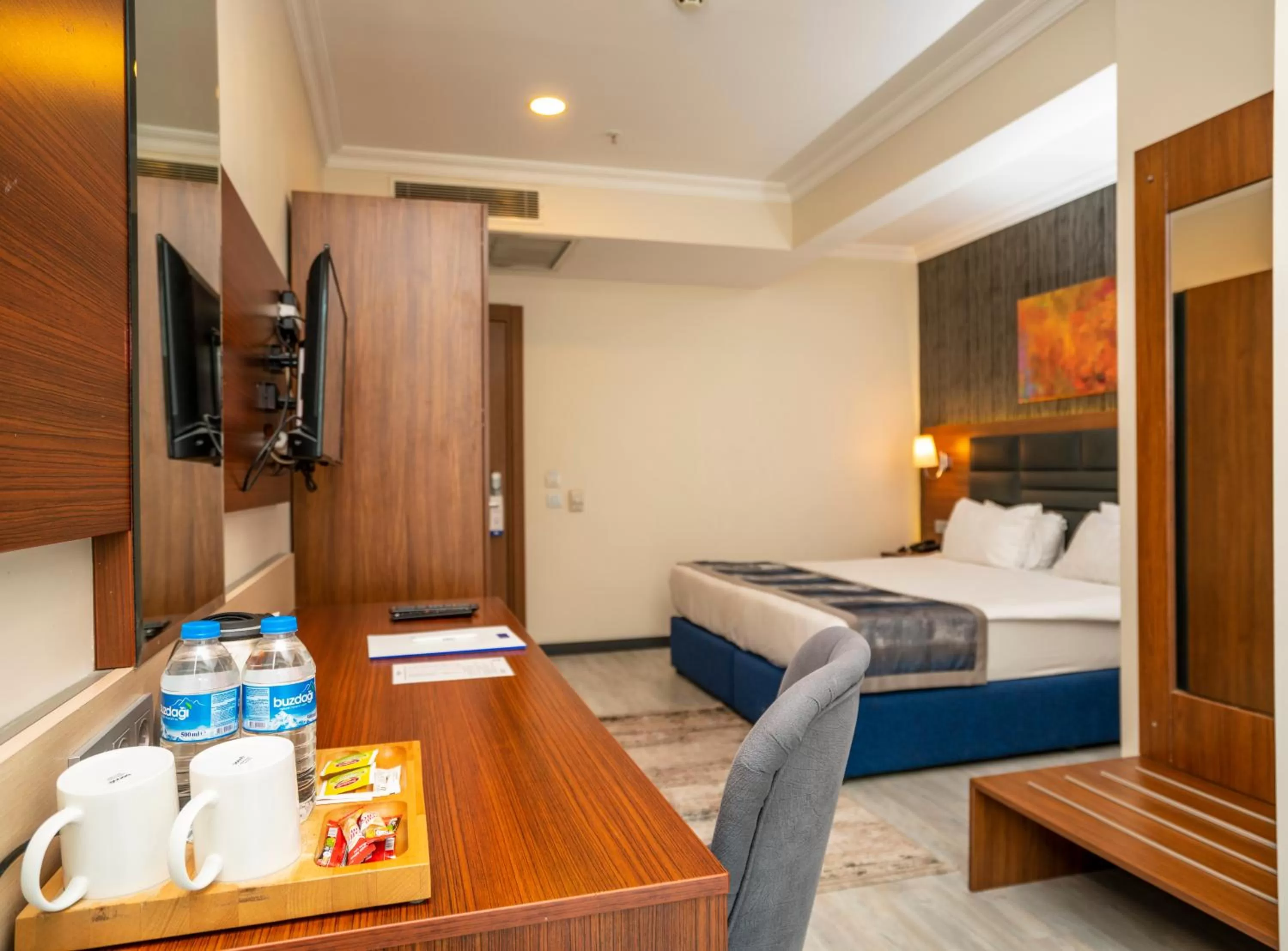 Bed in The Bostancı Otel