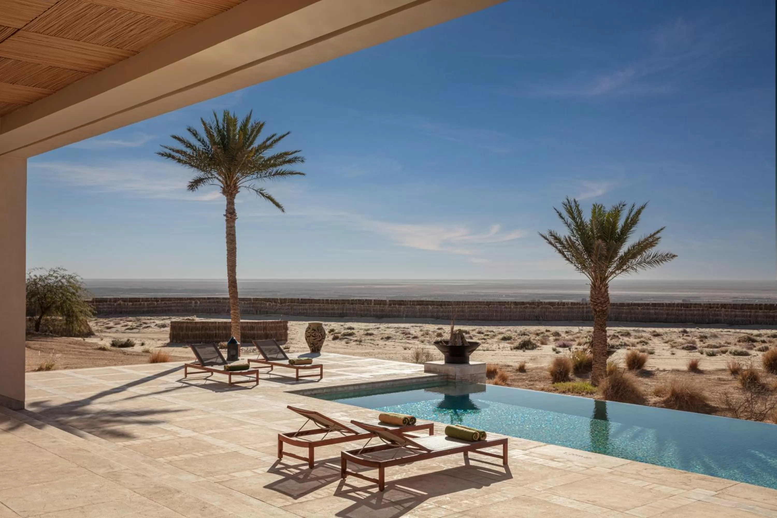 Balcony/Terrace in Anantara Sahara-Tozeur Resort & Villas